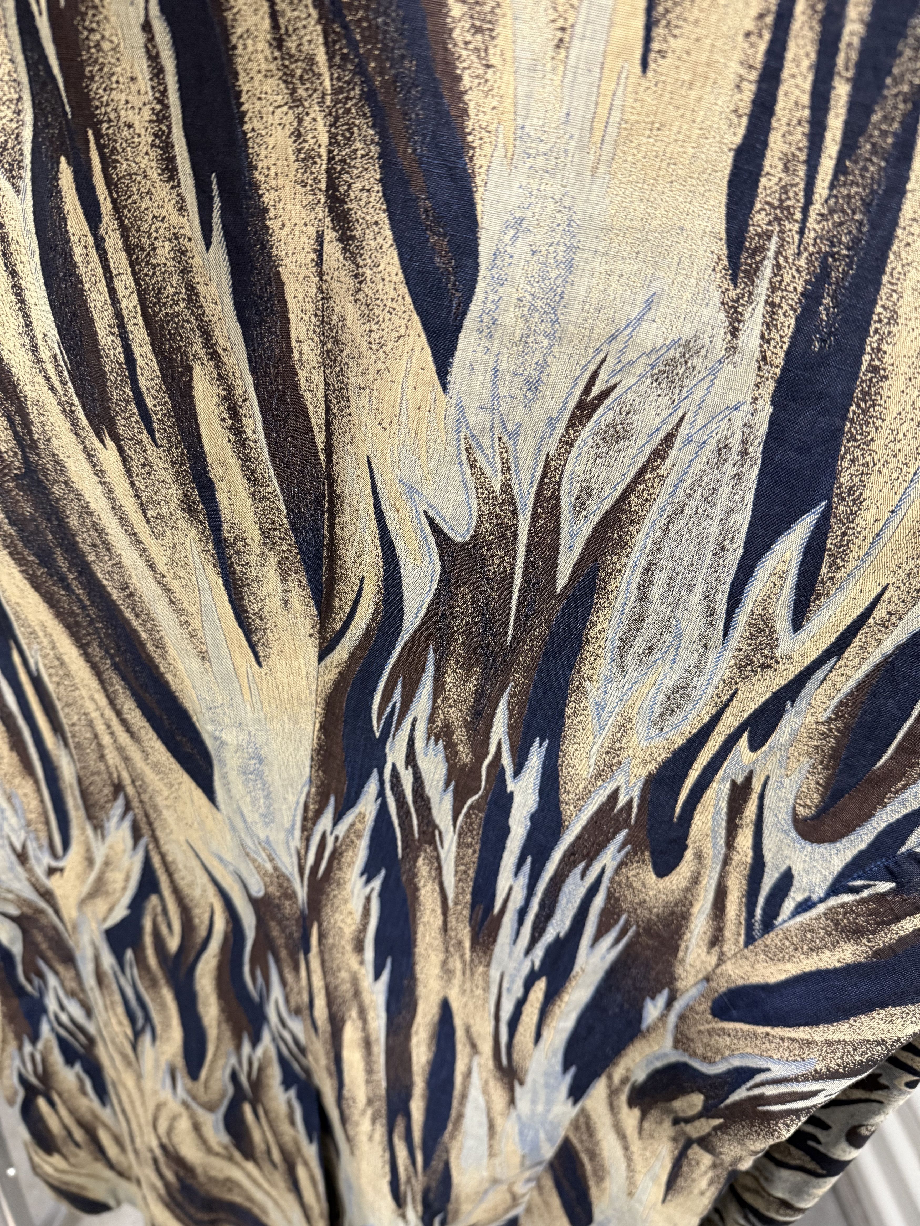 Vivienne Westwood Vintage Vivienne Westwood Blazer Jacket Abstract Flame Print Size 52L - 2 Thumbnail
