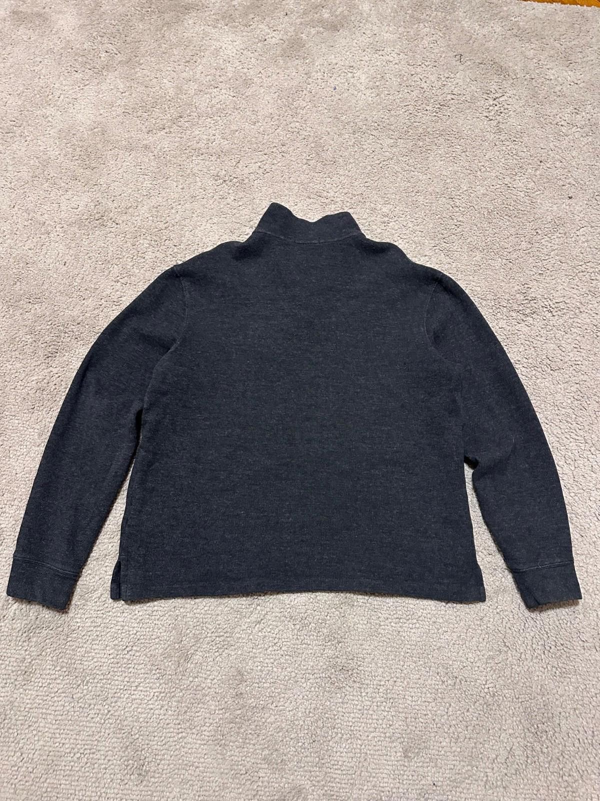 Polo Ralph Lauren Polo Ralph Lauren Cotton 1/4 Zip Collar Gray Pullover Sweate Size US L / EU 52-54 / 3 - 7 Thumbnail
