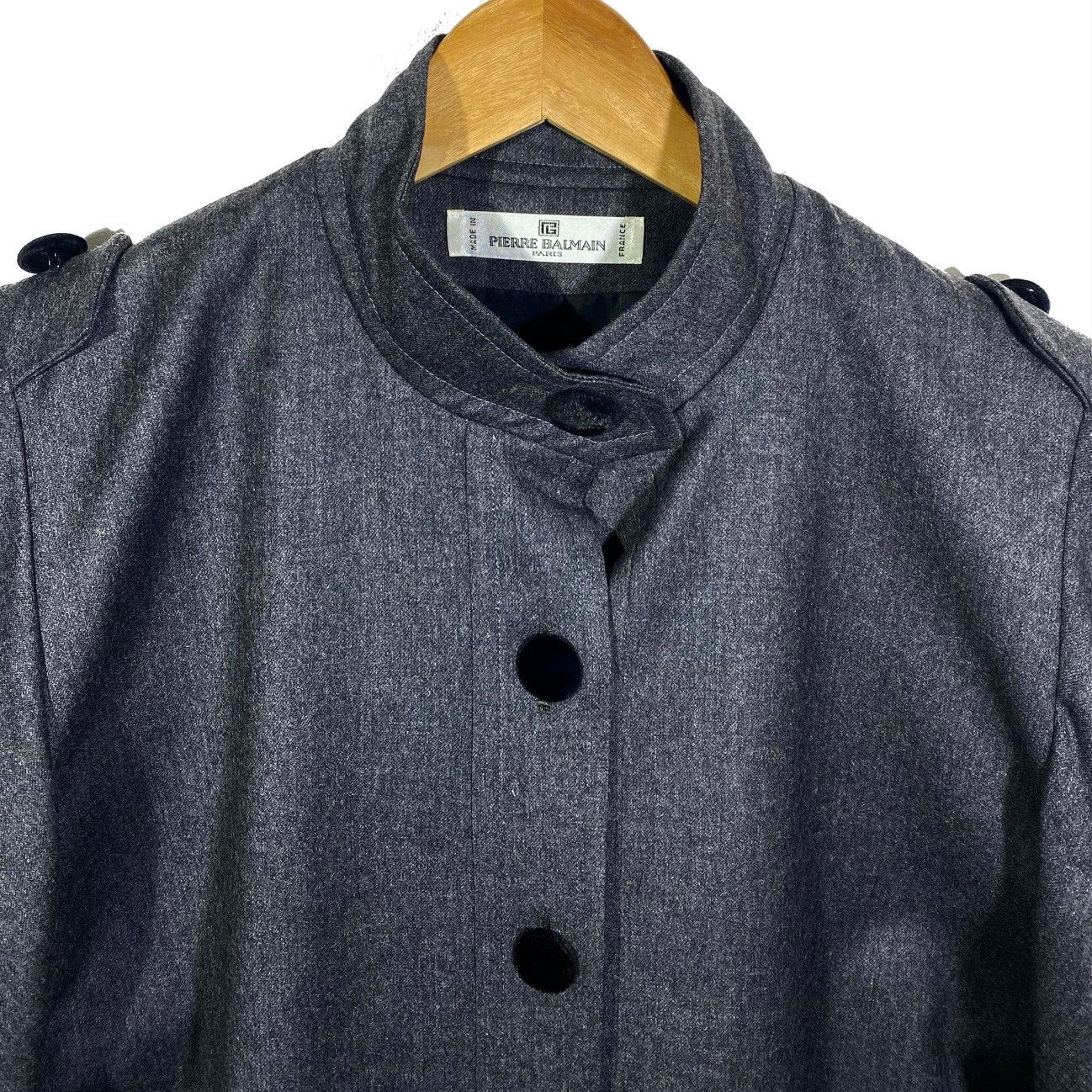 Pierre Balmain Rare Robe Blouse Laine Mixte Vintage Pierre Balmain Paris Size L / US 10 / IT 46 - 5 Thumbnail