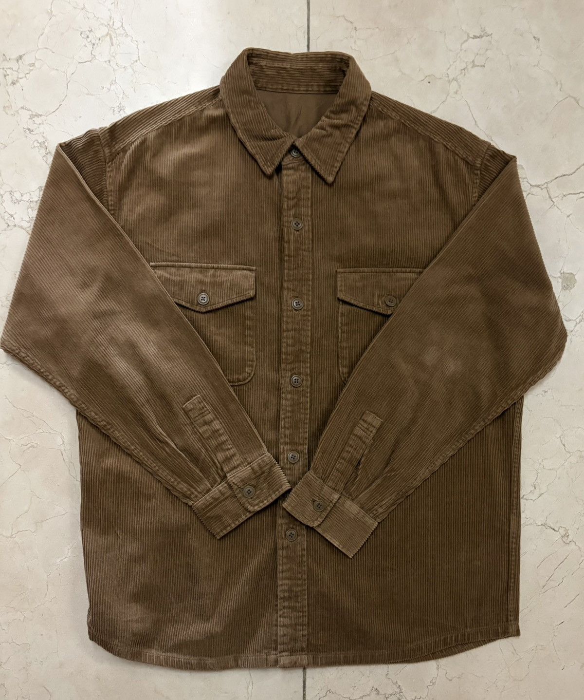 Vintage 90s Japanese Vintage Corduroy Work Jacket Size US M / EU 48-50 / 2 - 1 Thumbnail