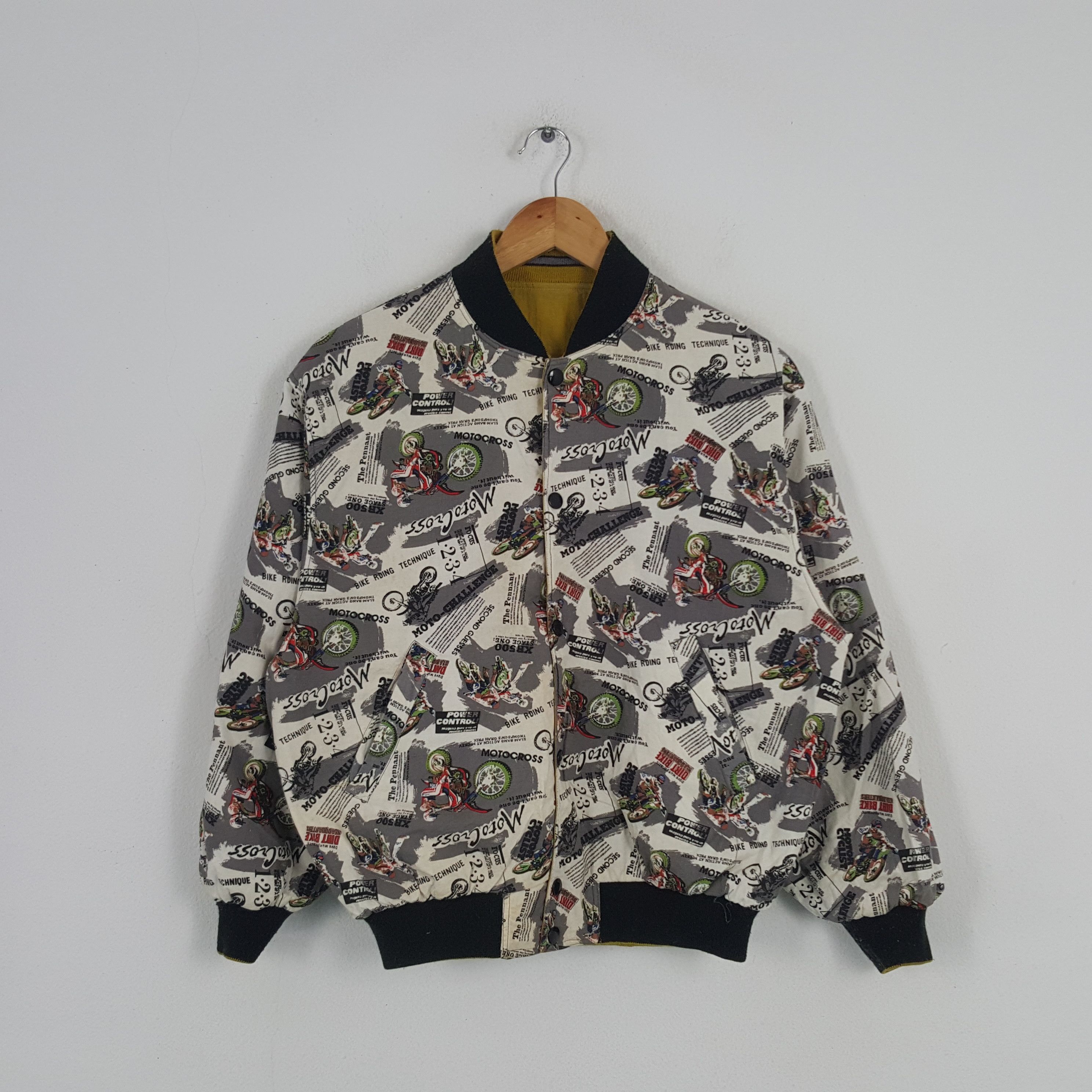 Honda × Japanese Brand × Vintage Vintage Mugen Honda Racing Custom Art Reversible Jacket Size US M / EU 48-50 / 2 - 5 Thumbnail