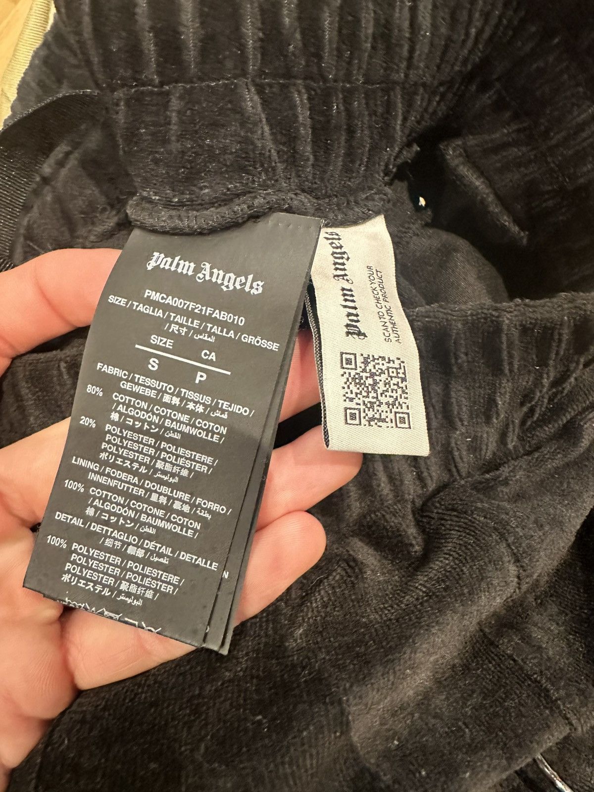 Palm Angels Palm Angels Velour Track Pants Size Small Size US 30 / EU 46 - 4 Thumbnail