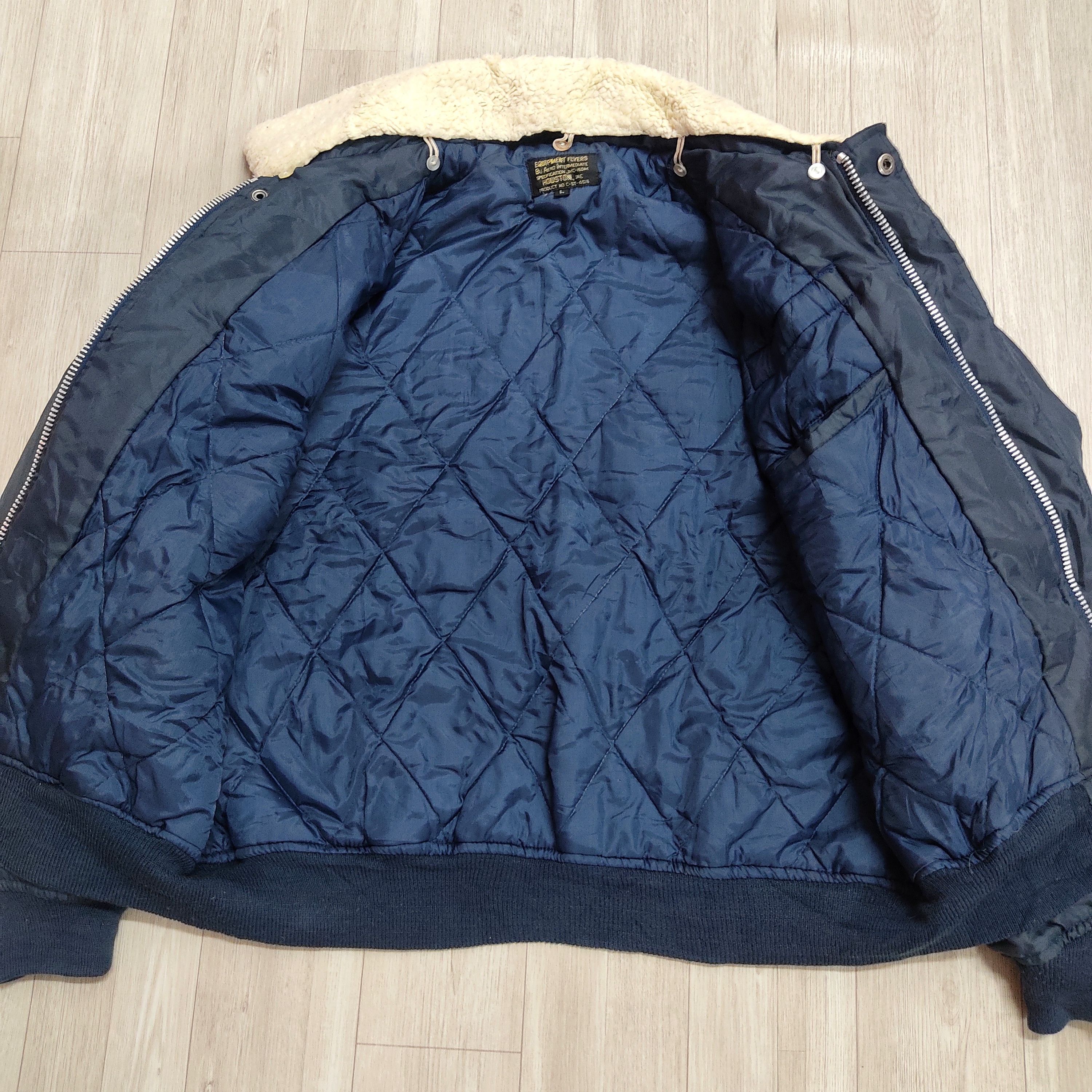 Vintage Vintage Houston Inc Bomber Blouson Flight Jacket Size US L / EU 52-54 / 3 - 8 Thumbnail