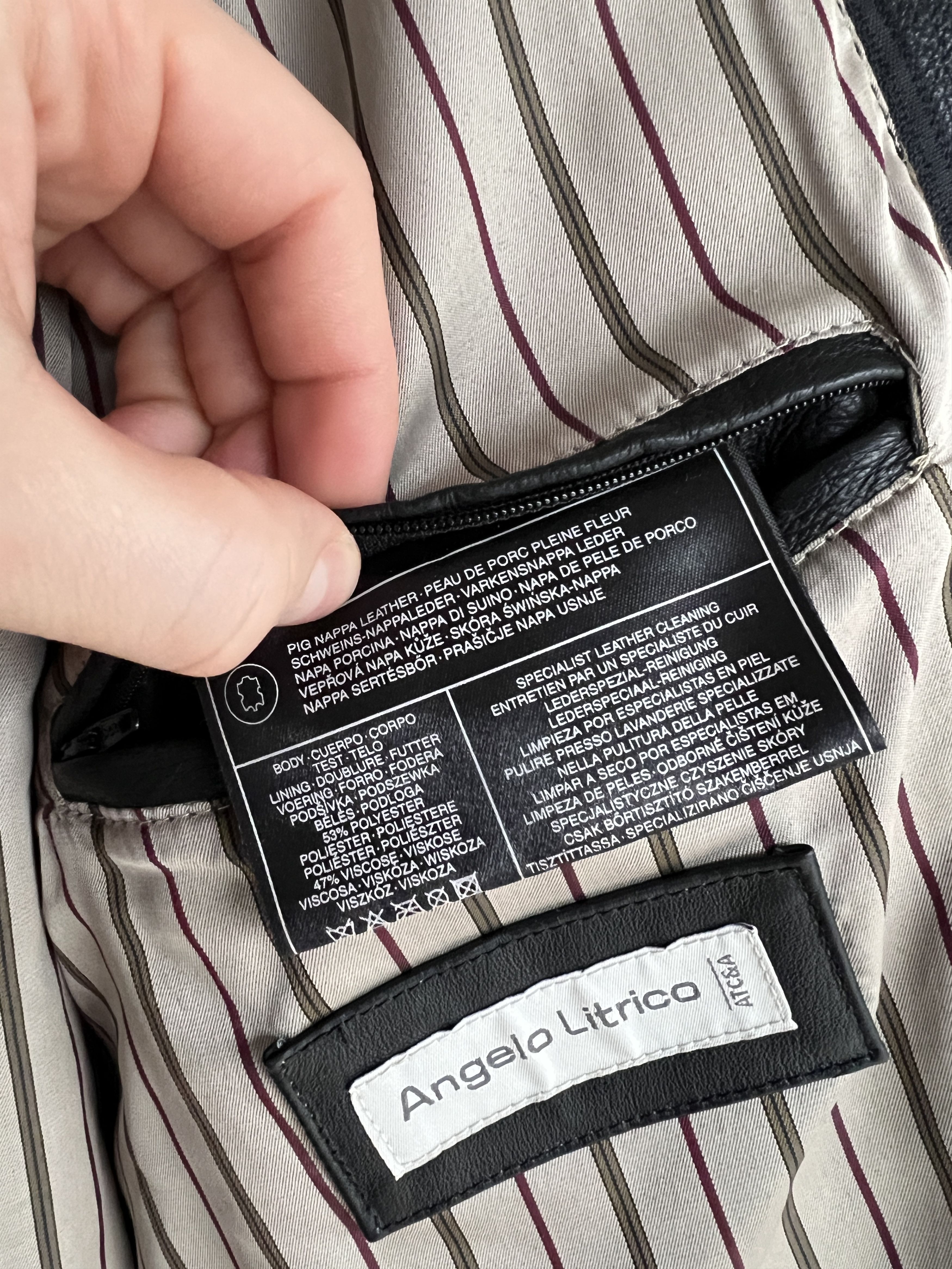 If Six Was Nine 14th Addiction Yohji Yamamoto style leather jacket LGB Boxy Size US XXL / EU 58 / 5 - 10 Thumbnail