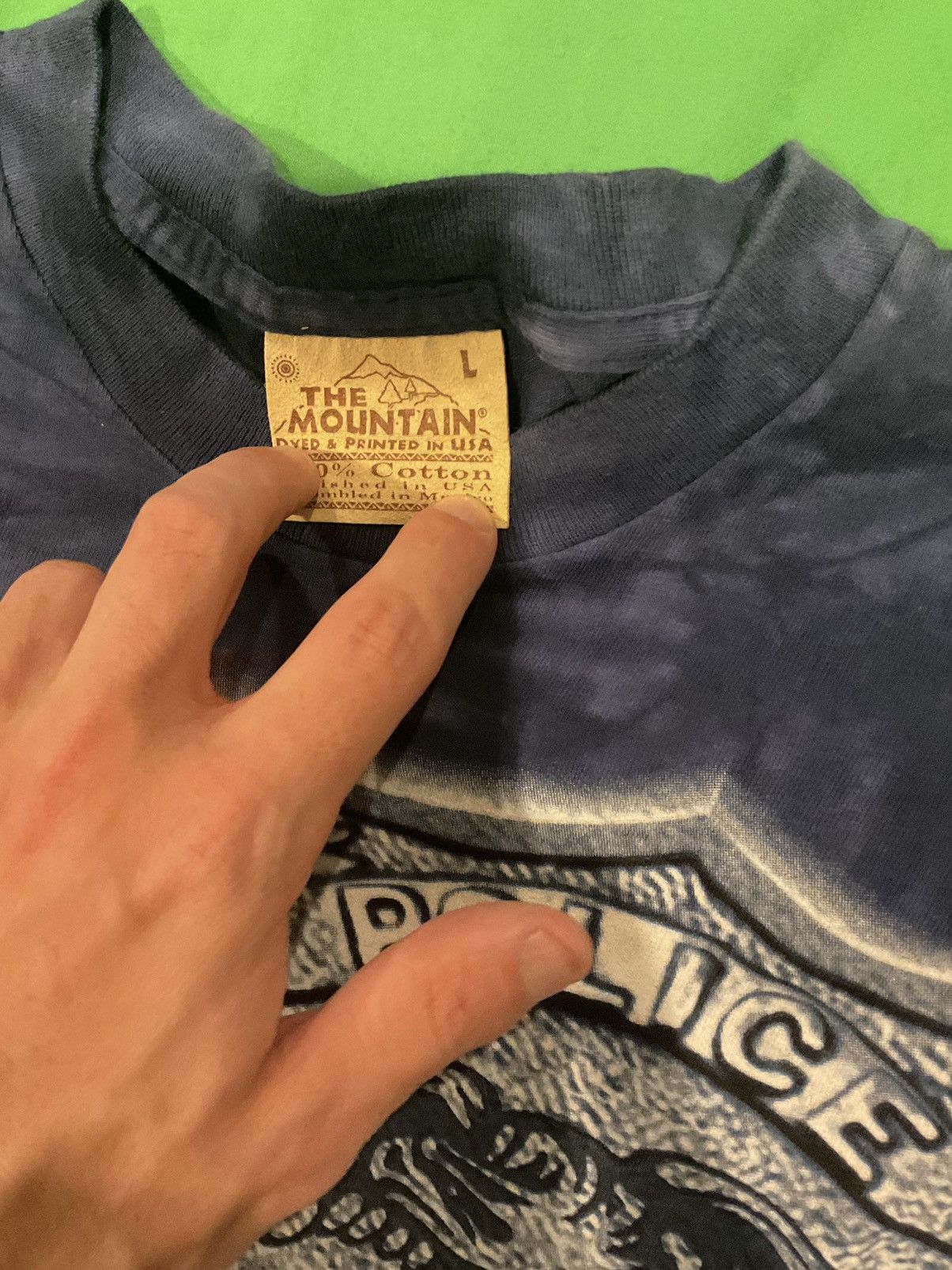 The Mountain × Vintage Vintage Navy blue police car graphic tee Size US L / EU 52-54 / 3 - 2 Thumbnail