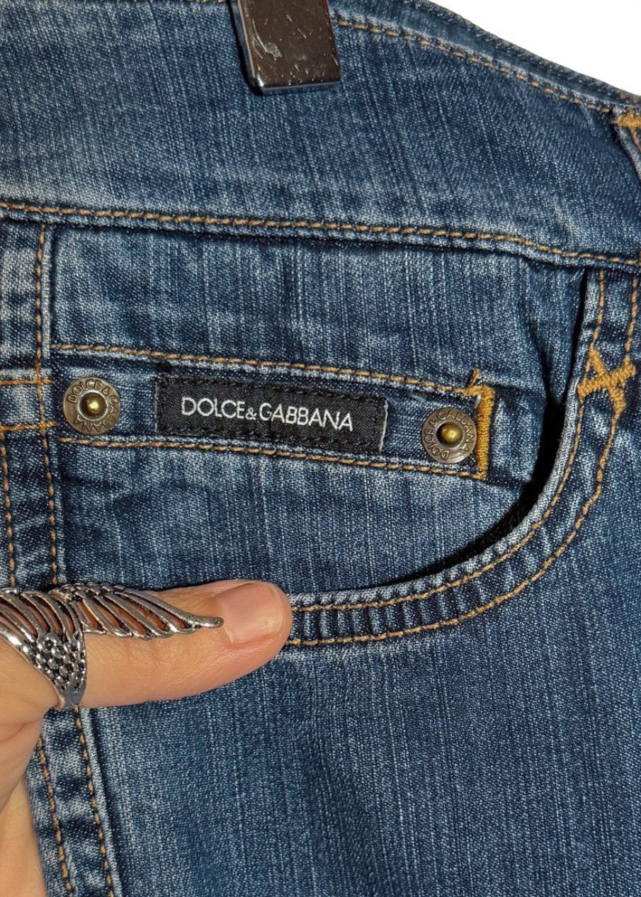 Dolce & Gabbana Dolce & Gabbana Vintage Blue Plaque Jeans Size 26" / US 2 / IT 38 - 5 Thumbnail