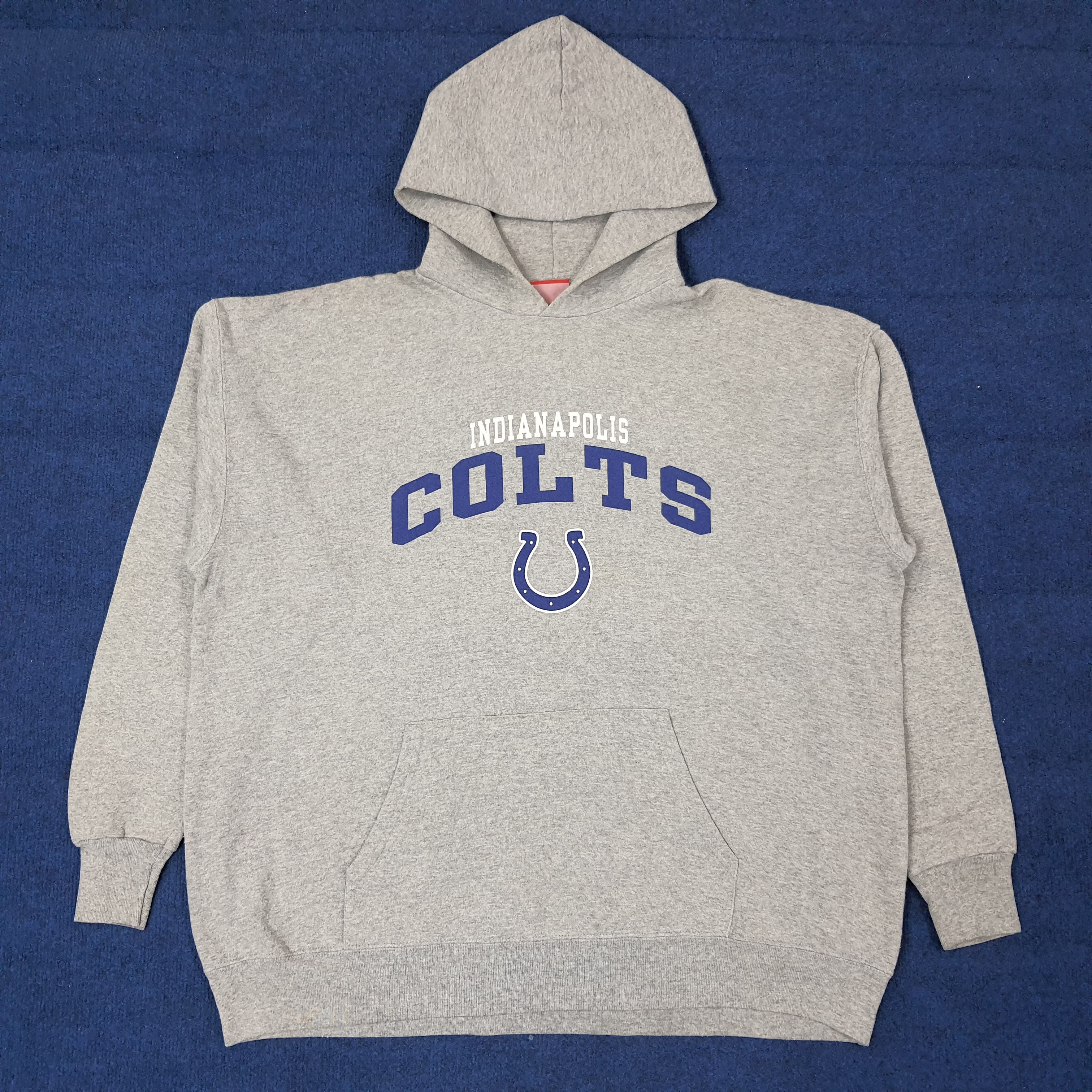 NFL Vintage NFL Indianapolis Colts American Team Hoodie C261N14 Size US XXL / EU 58 / 5 - 1 Thumbnail