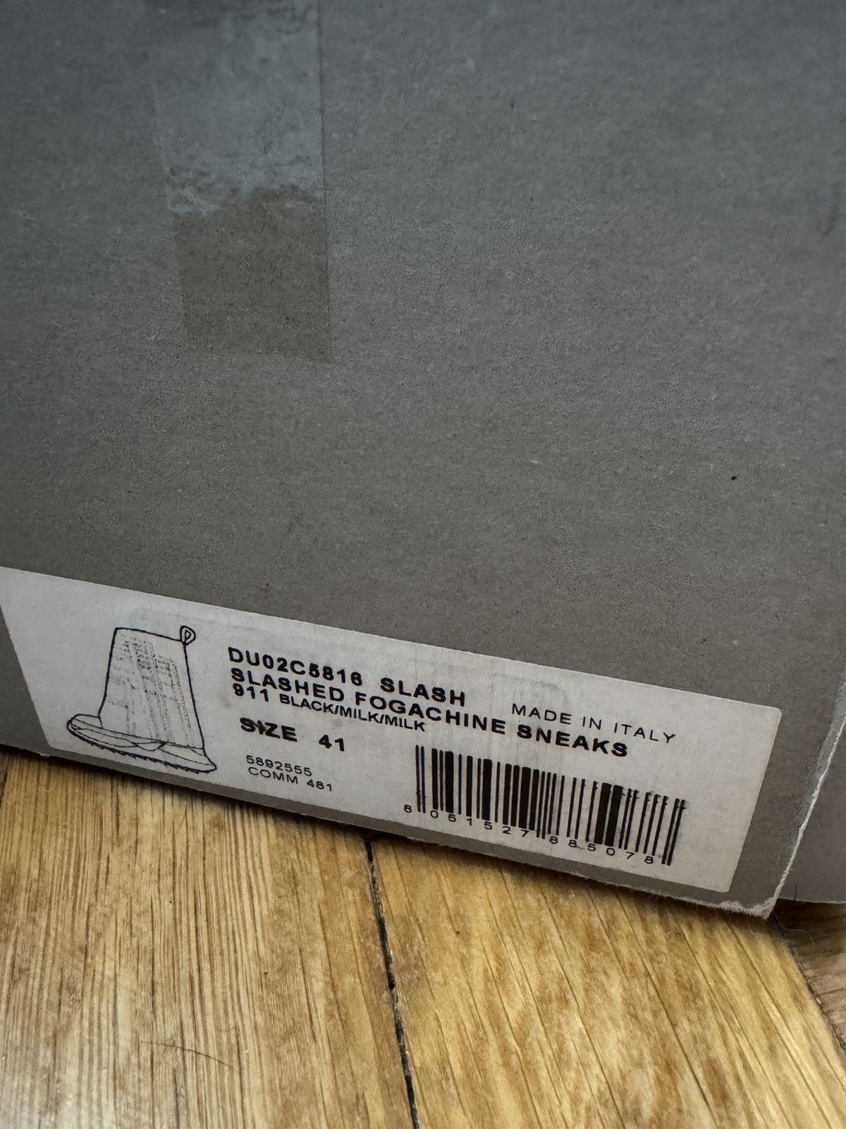 Rick Owens Rick Owens DRKSHDW ‘Slashed Fogachine’ Size US 8 / EU 41 - 8 Thumbnail