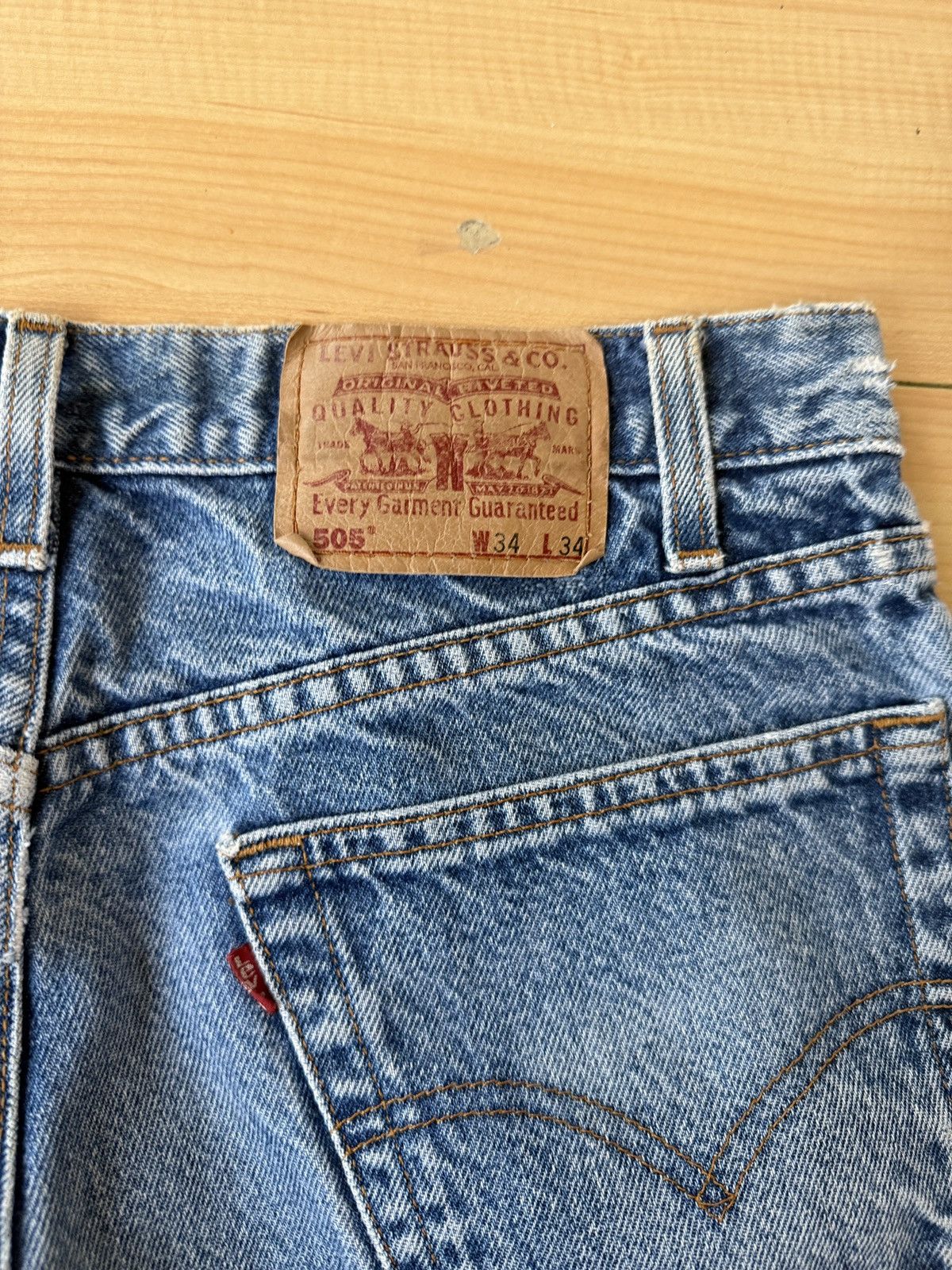 Levi's × Levi's Vintage Clothing × Vintage Vintage custom distressed levis Size US 34 / EU 50 - 2 Thumbnail