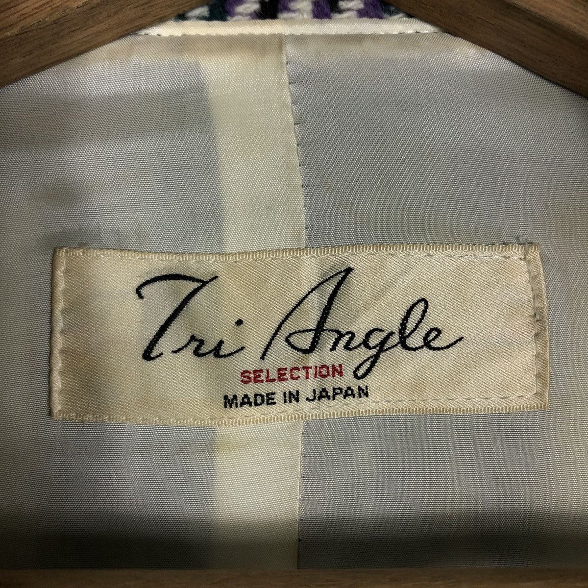Japanese Brand Vintage Cropped Jacket Tri Angle Issey Miyake Tartan Design Size US M / EU 48-50 / 2 - 17 Thumbnail