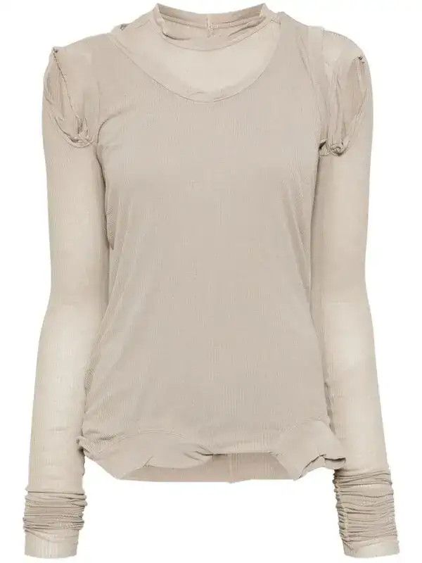 Rick Owens o1y0126 Crewneck Sweater in Gray Size S / US 4 / IT 40 - 1 Thumbnail