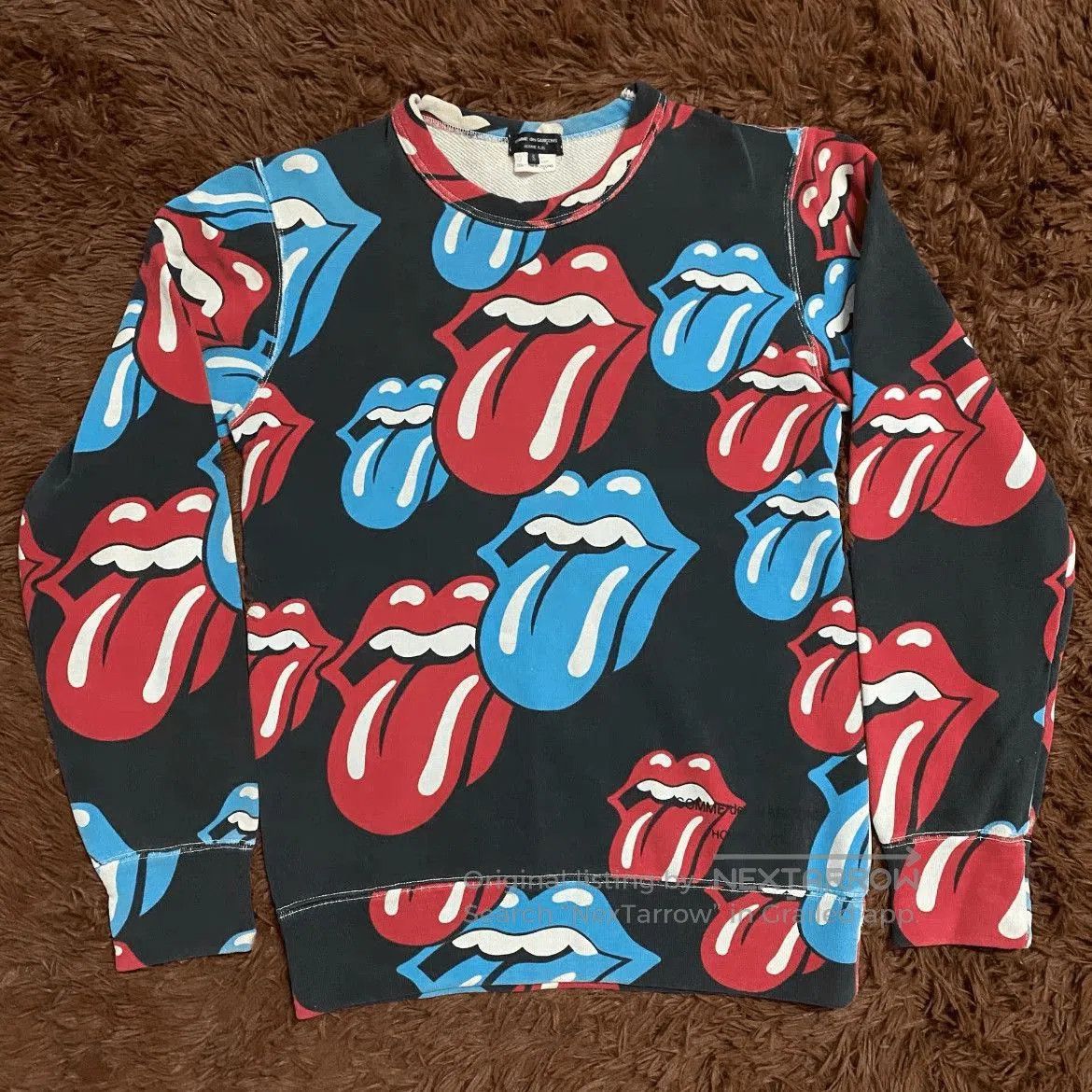 Comme des Garcons Homme Plus Sz SS Comme Des Garcons Homme Plus Rolling Stone Sweatshirt Size US S / EU 44-46 / 1 - 1 Thumbnail