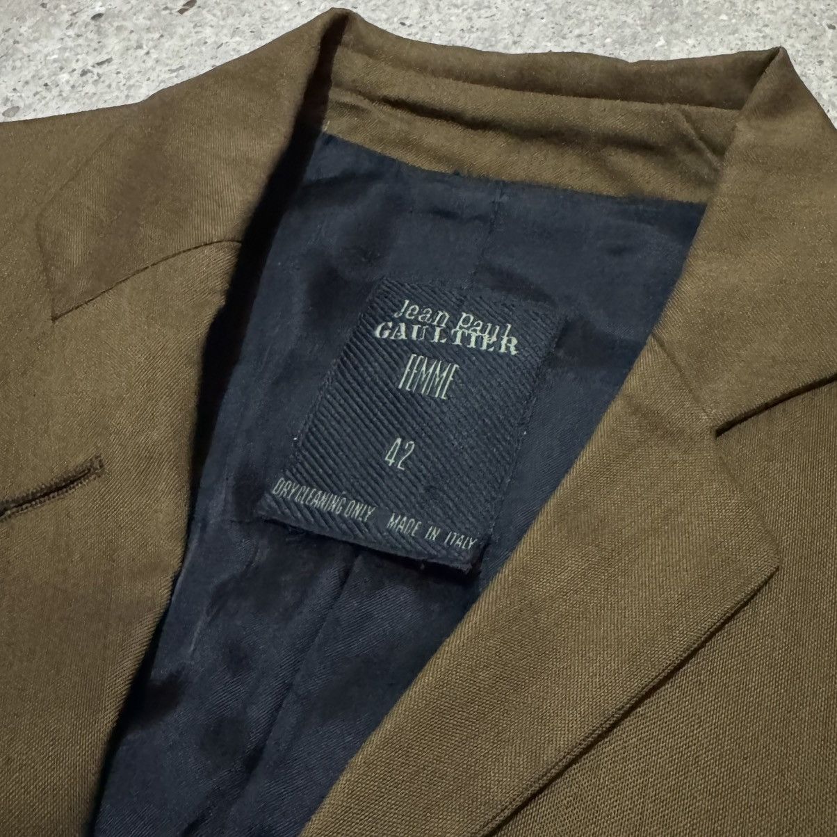 Jean Paul Gaultier × Vintage Jean Paul Gaultier AW89 Femme Multi Zipper Blazer Size M / US 6-8 / IT 42-44 - 10 Thumbnail