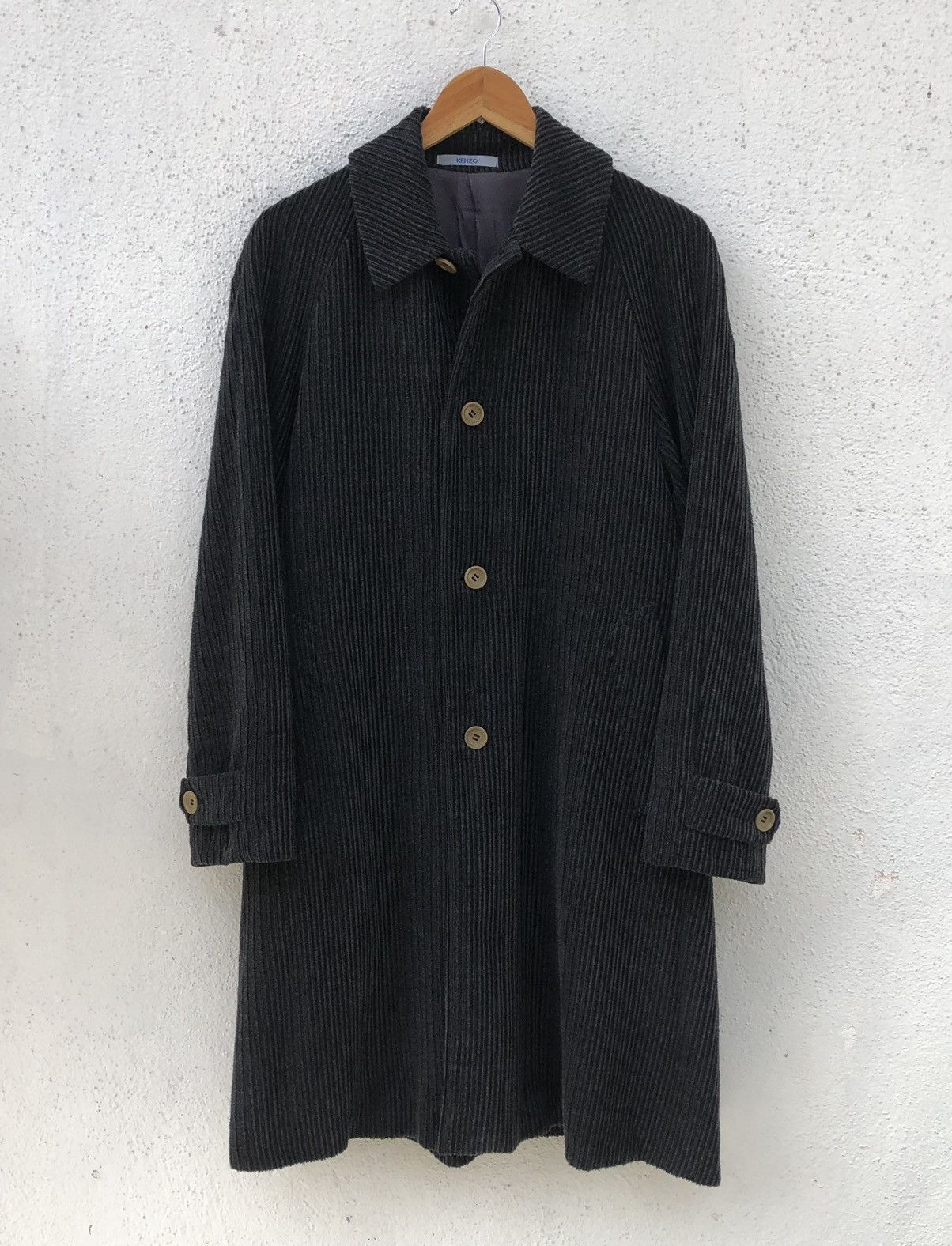 Kenzo KENZO Homme Men’s Corduroy Wool Trench Coat Made In Japan 🇯🇵 Size US M / EU 48-50 / 2 - 18 Thumbnail
