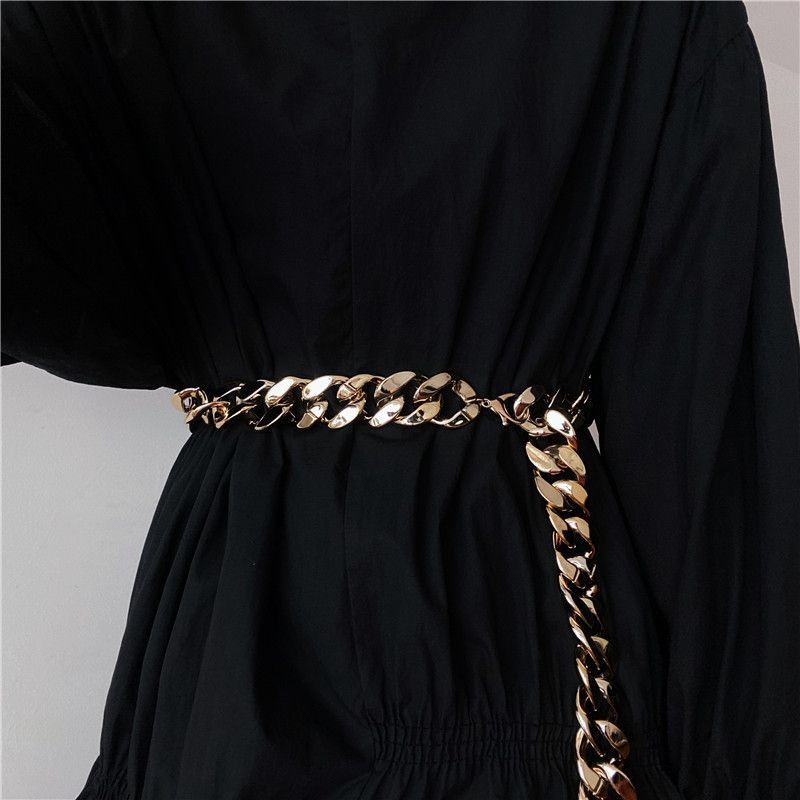 Designer New Trend Vintage Belt Riveted Belts Menswear Accessories Size ONE SIZE - 4 Thumbnail