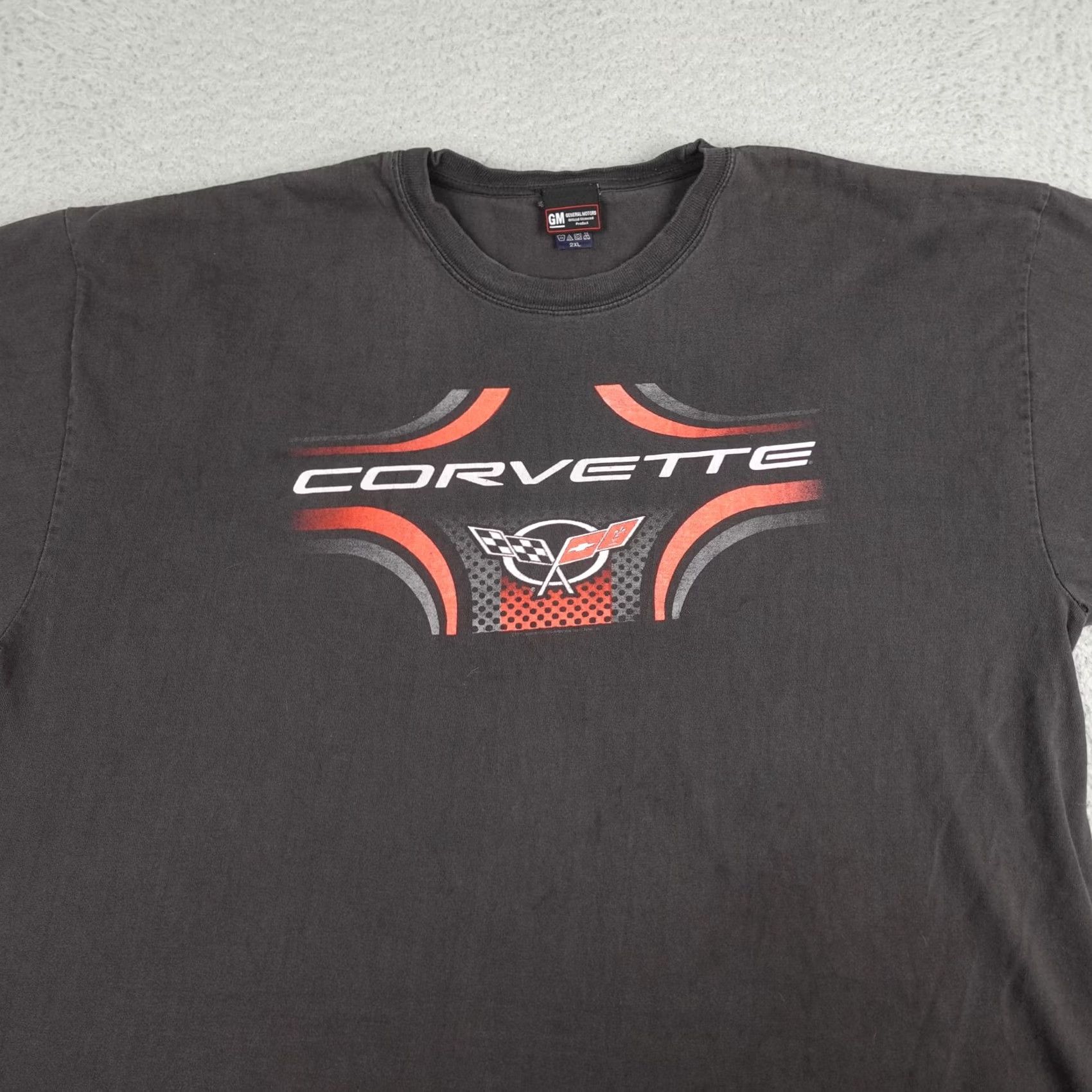 Vintage VINTAGE Corvette Shirt Mens 2XL Black Graphic Tee GM Chevrolet Chevy Racing Size US XXL / EU 58 / 5 - 4 Thumbnail