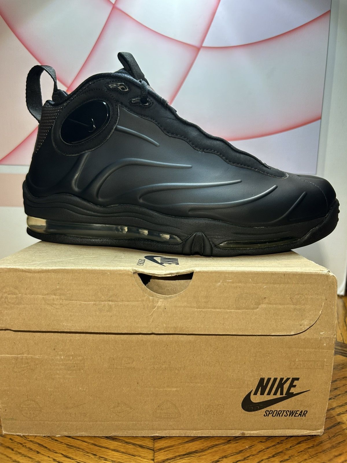 Nike Size 11.5 - Nike Total Air Foamposite Max Black Anthracite Size US 11.5 / EU 44-45 - 6 Thumbnail