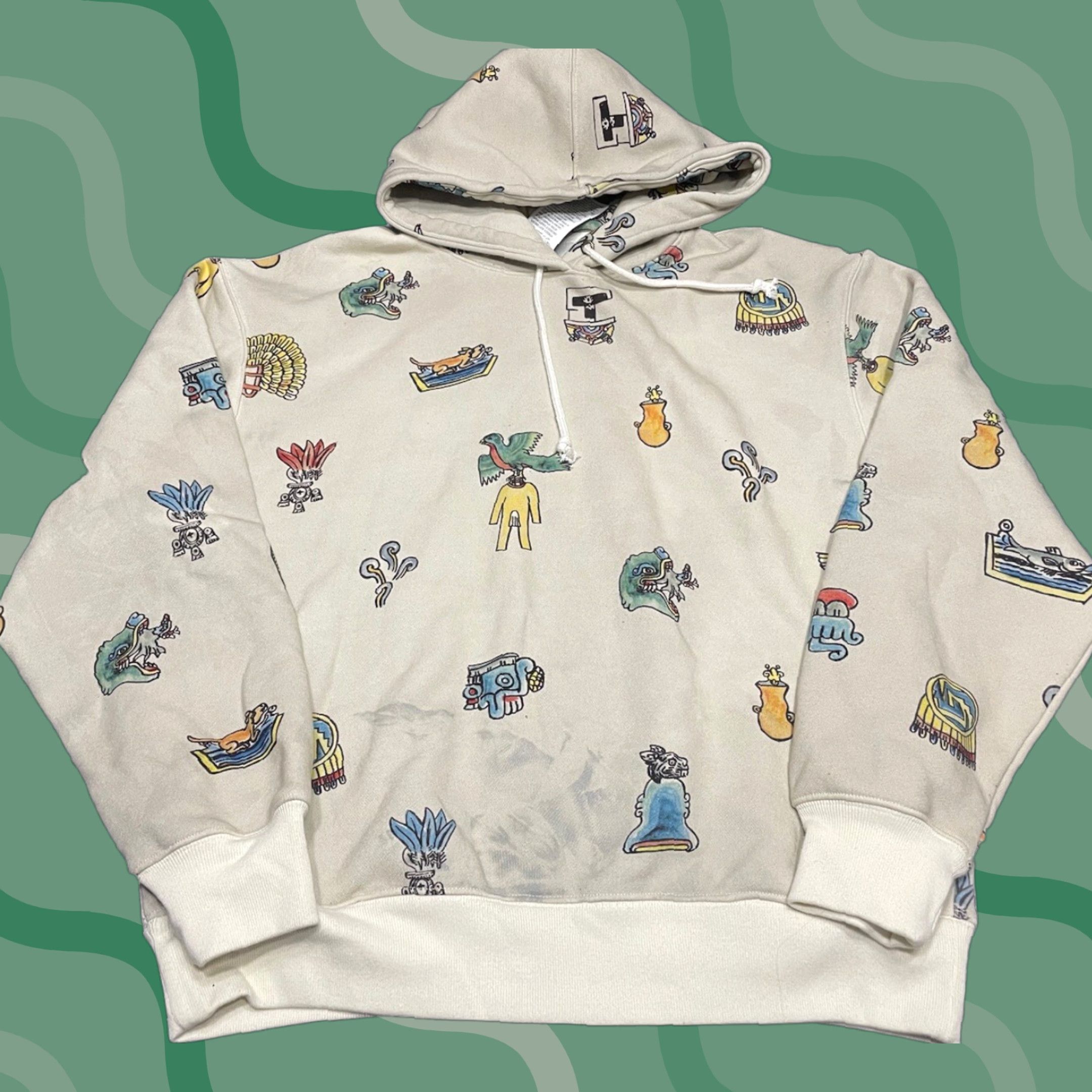 Champion Champion Sweatshirt Hoodie M Adult Multicolor Logo Embroidered Heavyweight Reverse Weave Pullover Crew Neck Long Sleeve Men Size US M / EU 48-50 / 2 - 1 Thumbnail
