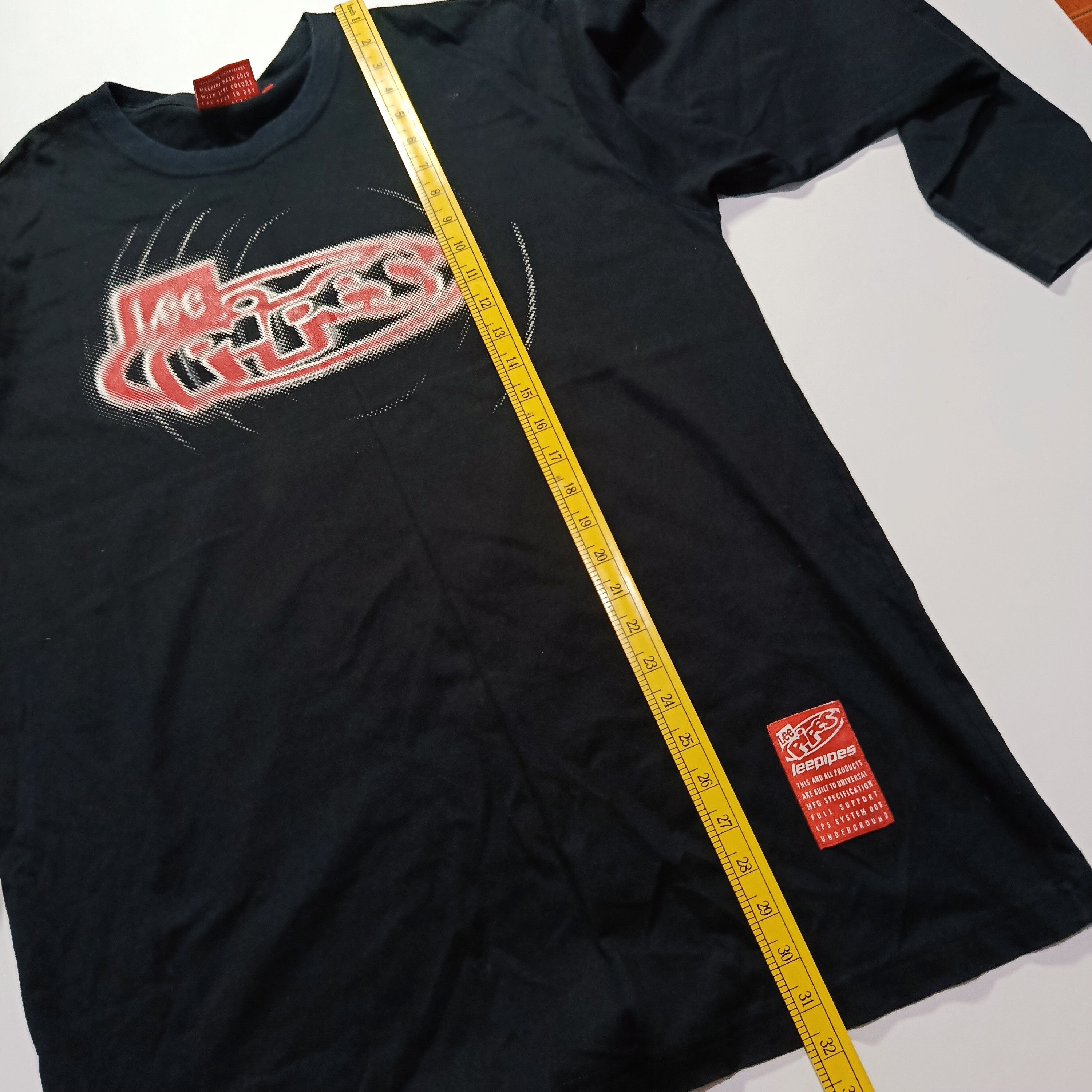 Lee Vintage Lee Pipes Spray Logo Long Sleeve Tee Size US L / EU 52-54 / 3 - 9 Thumbnail
