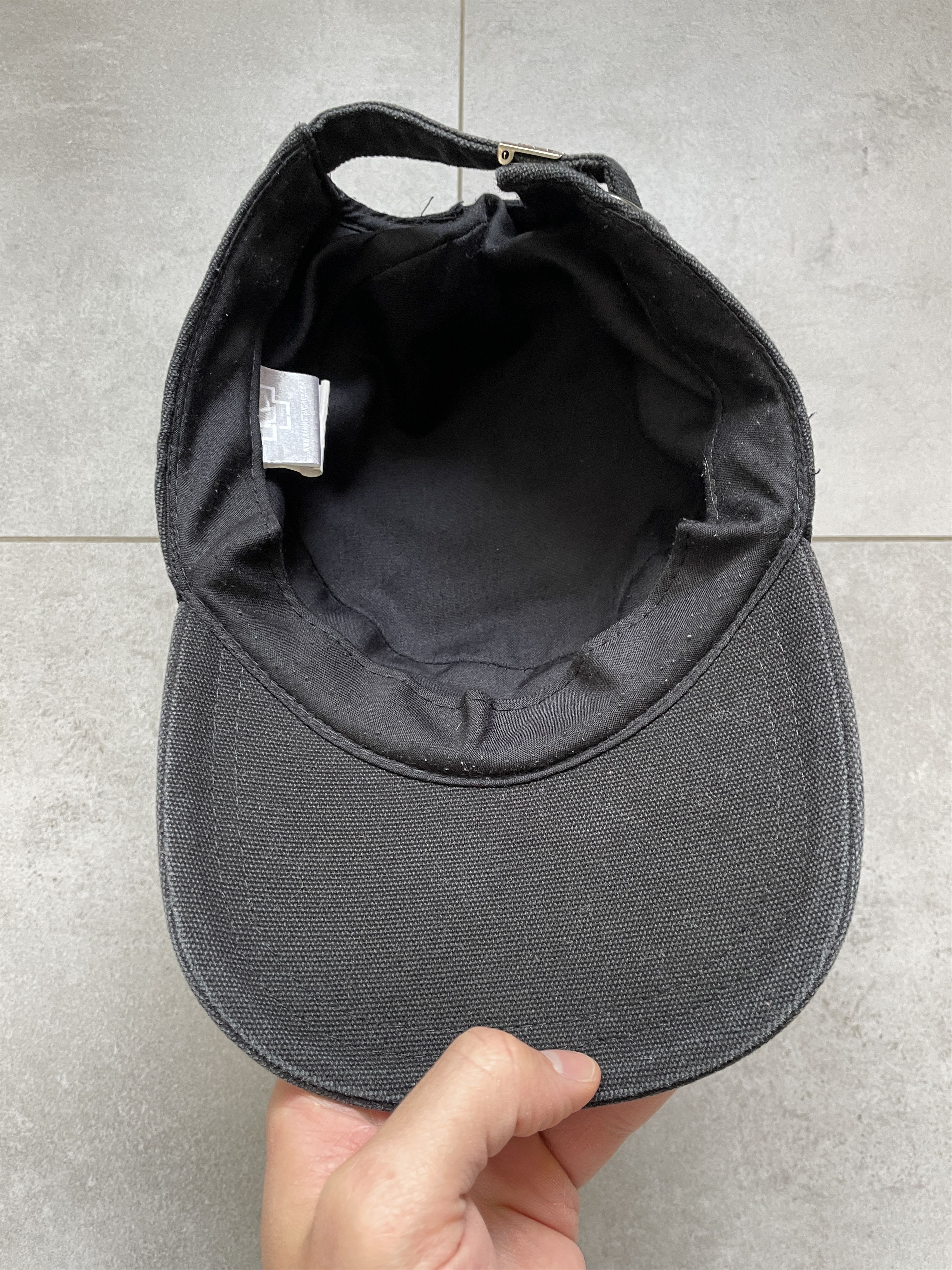 Band Tees × Vintage RAMMSTEIN BLACK WASHED OPIUM METALCORE MILITARY CAP Size ONE SIZE - 2 Thumbnail