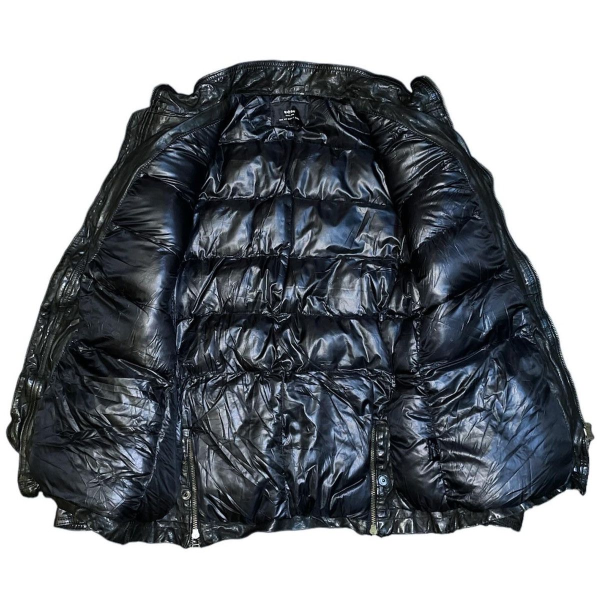 Le Grande Bleu (L.G.B.) FINAL DROP‼️Cathy Jane Cargo Leather Puffer Jacket Size US M / EU 48-50 / 2 - 8 Thumbnail