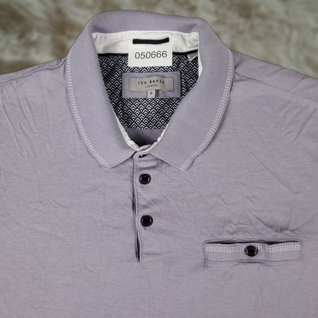 Ted Baker Ted Baker London Polo Shirt Mens Size 6 Purple Casual Short Sleeve Size US S / EU 44-46 / 1 - 1 Thumbnail