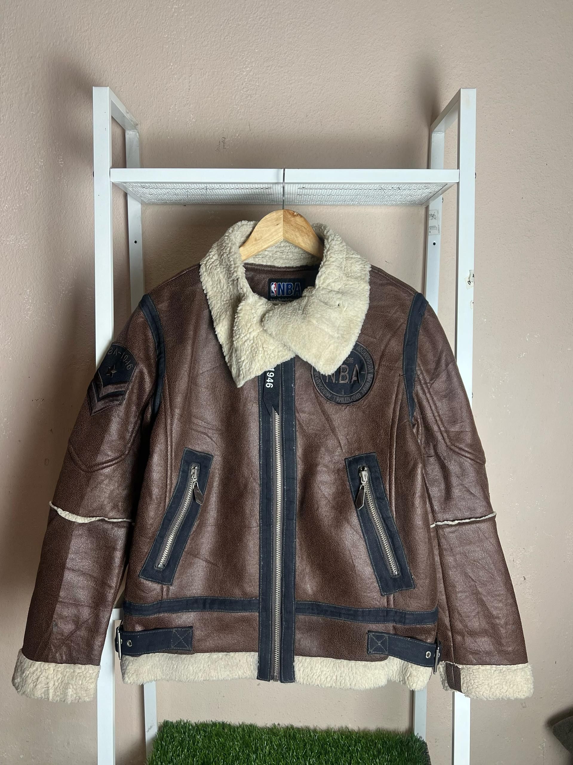 NBA NBA B3 Design Bomber Jacket Size US S / EU 44-46 / 1 - 1 Thumbnail