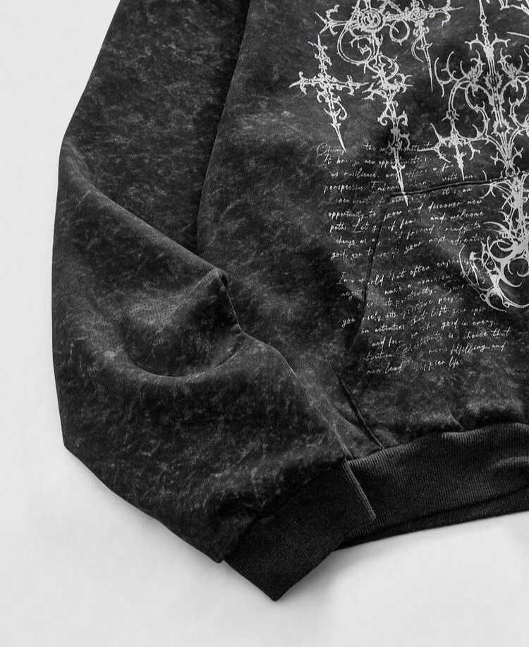 Japanese Brand Custom Star Patchwork Oversized Pullover Hoodies Size US M / EU 48-50 / 2 - 5 Thumbnail