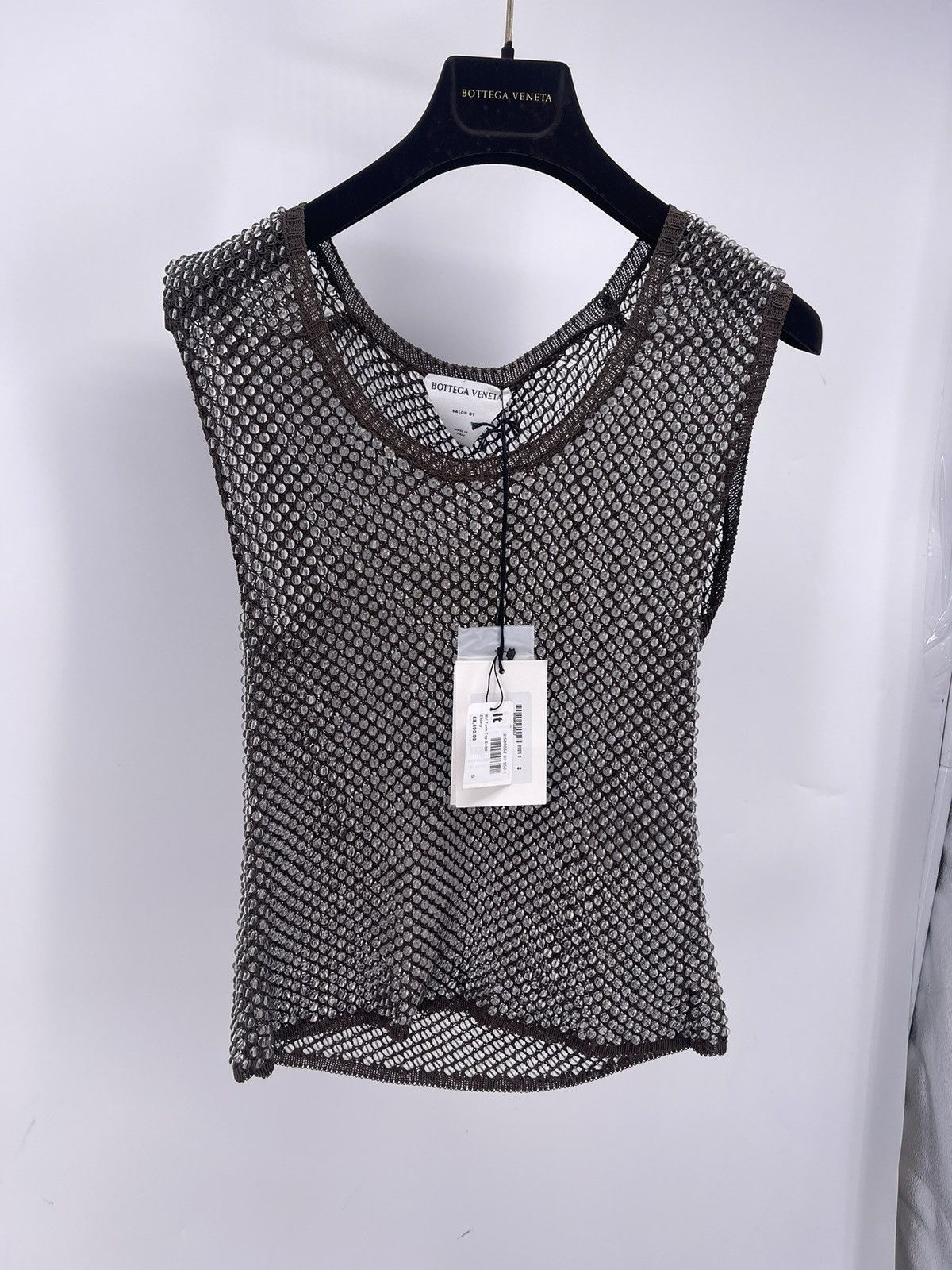 Bottega Veneta Bottega Veneta Beaded Tank Top Size S RRP £8400 Size US S / EU 44-46 / 1 - 1 Thumbnail