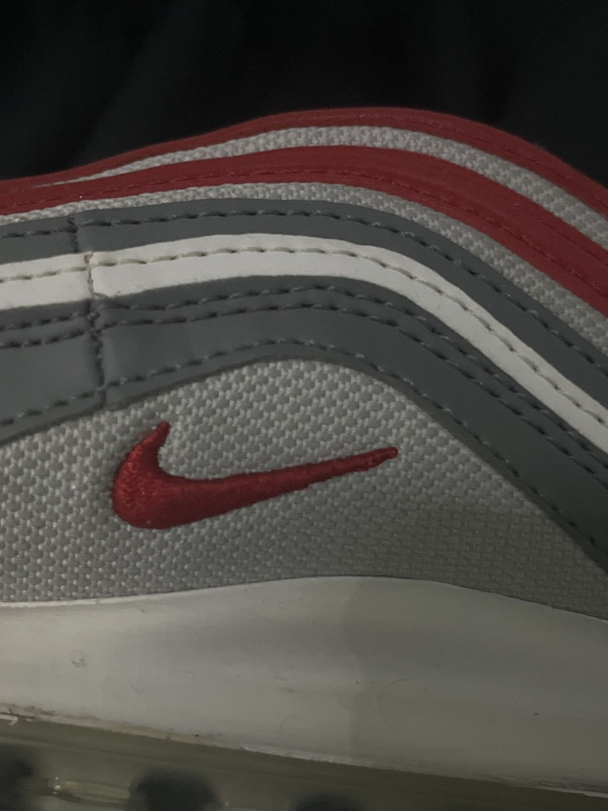 Nike Nike Air Max 97 Red/Grey Size US 7.5 / IT 37.5 - 6 Thumbnail