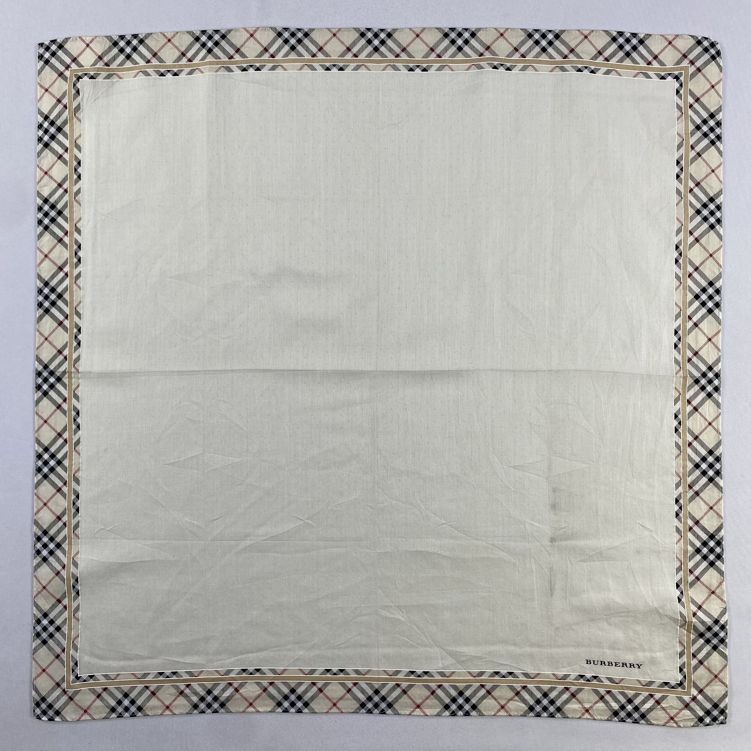 Burberry × Vintage Burberry Handkerchief / Neckerchief / Bandana-P1201 Size ONE SIZE - 1 Thumbnail