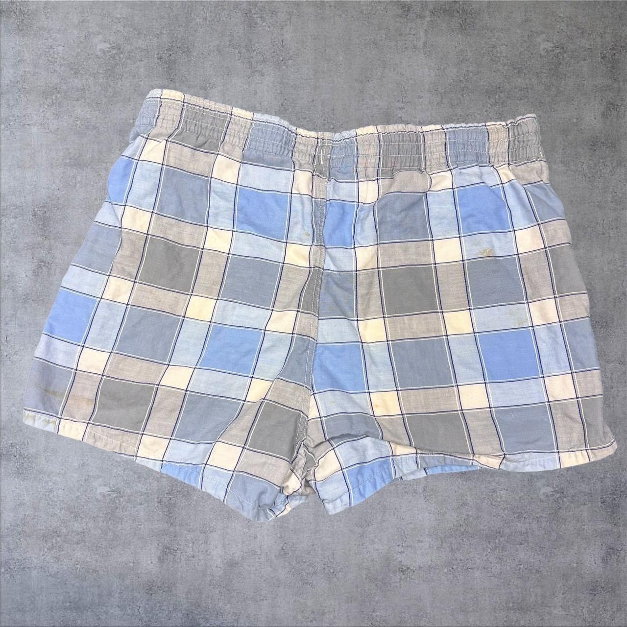 Vintage 1960s Vintage Plaid Swim Trunks Size US 32 / EU 48 - 2 Thumbnail