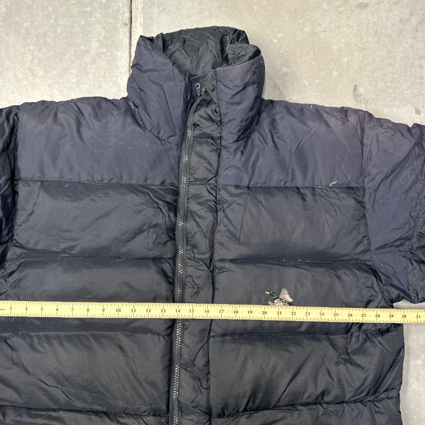 Vintage VINTAGE Stratojac Goose Down Puffer Parka Jacket XL Navy Quilted Pockets Zip Mens Size US XL / EU 56 / 4 - 5 Thumbnail