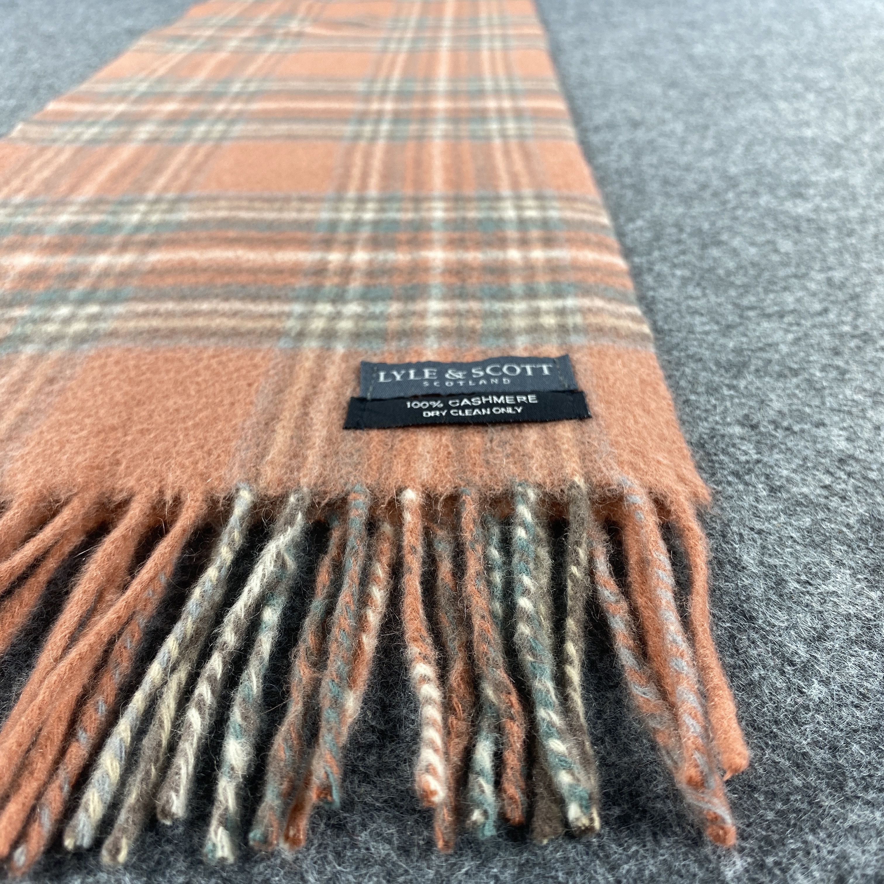 Lyle & Scott × Vintage Lyle & Scott Scarf # Muffler # Neckwear # D479 Size ONE SIZE - 6 Thumbnail
