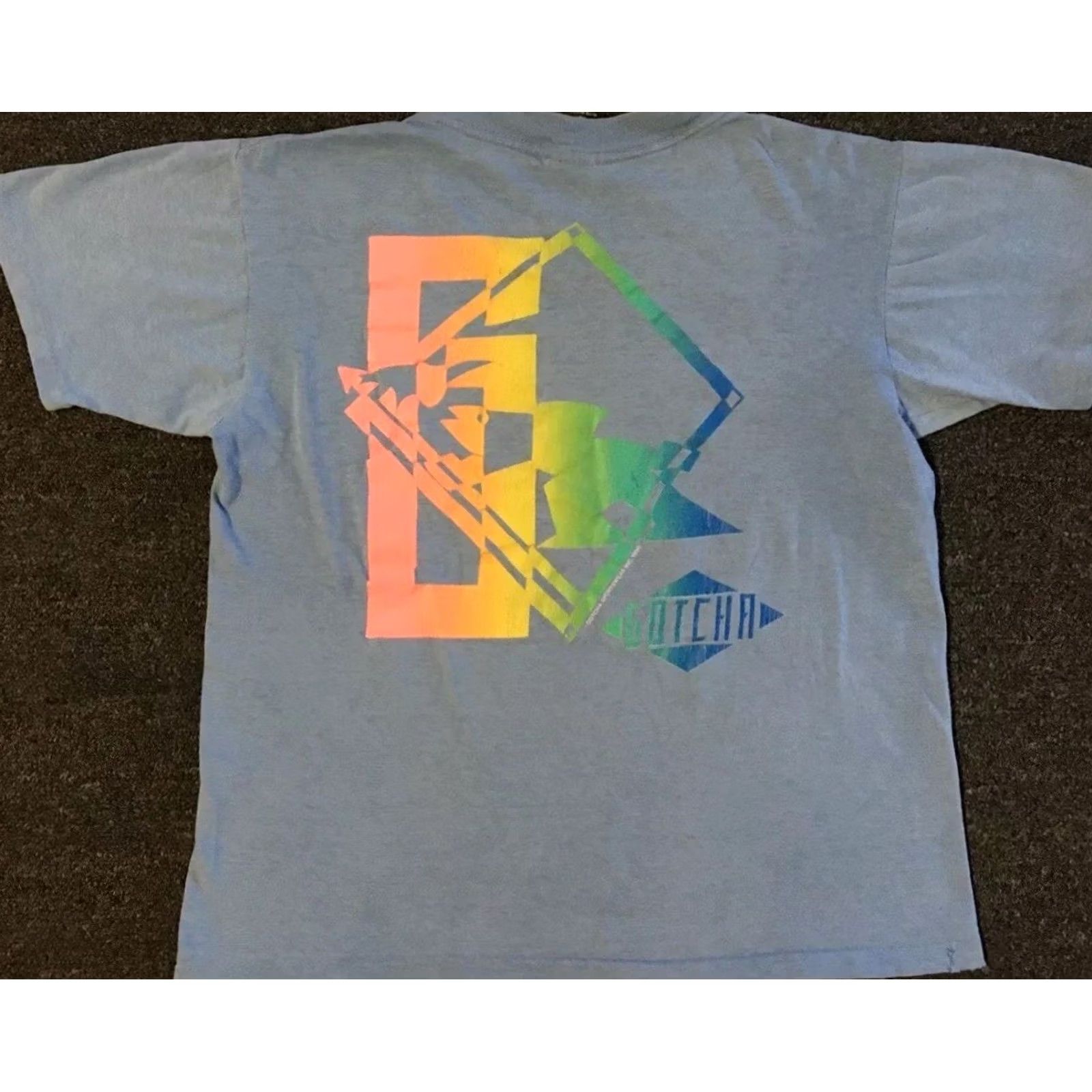 Gotcha VINTAGE Gotcha Shirt XS Surf Grunge 90s Distressed Boardriding Blue T-Shirt Mens USA Size US XS / EU 42 / 0 - 2 Thumbnail