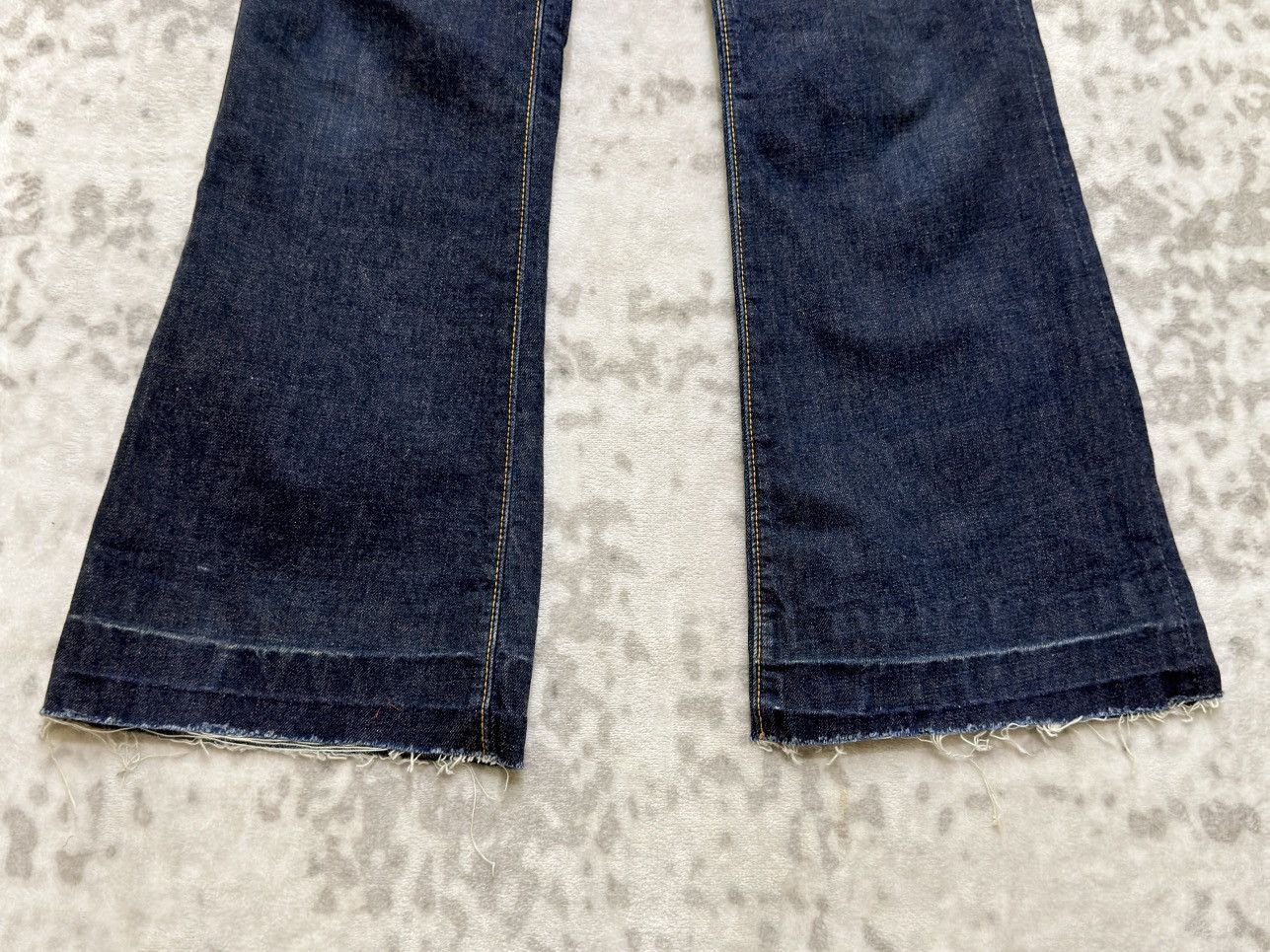 Vintage Vintage Big Stone LOT M508 Flared Bush Bell Bottom Denim Size US 27 - 7 Thumbnail