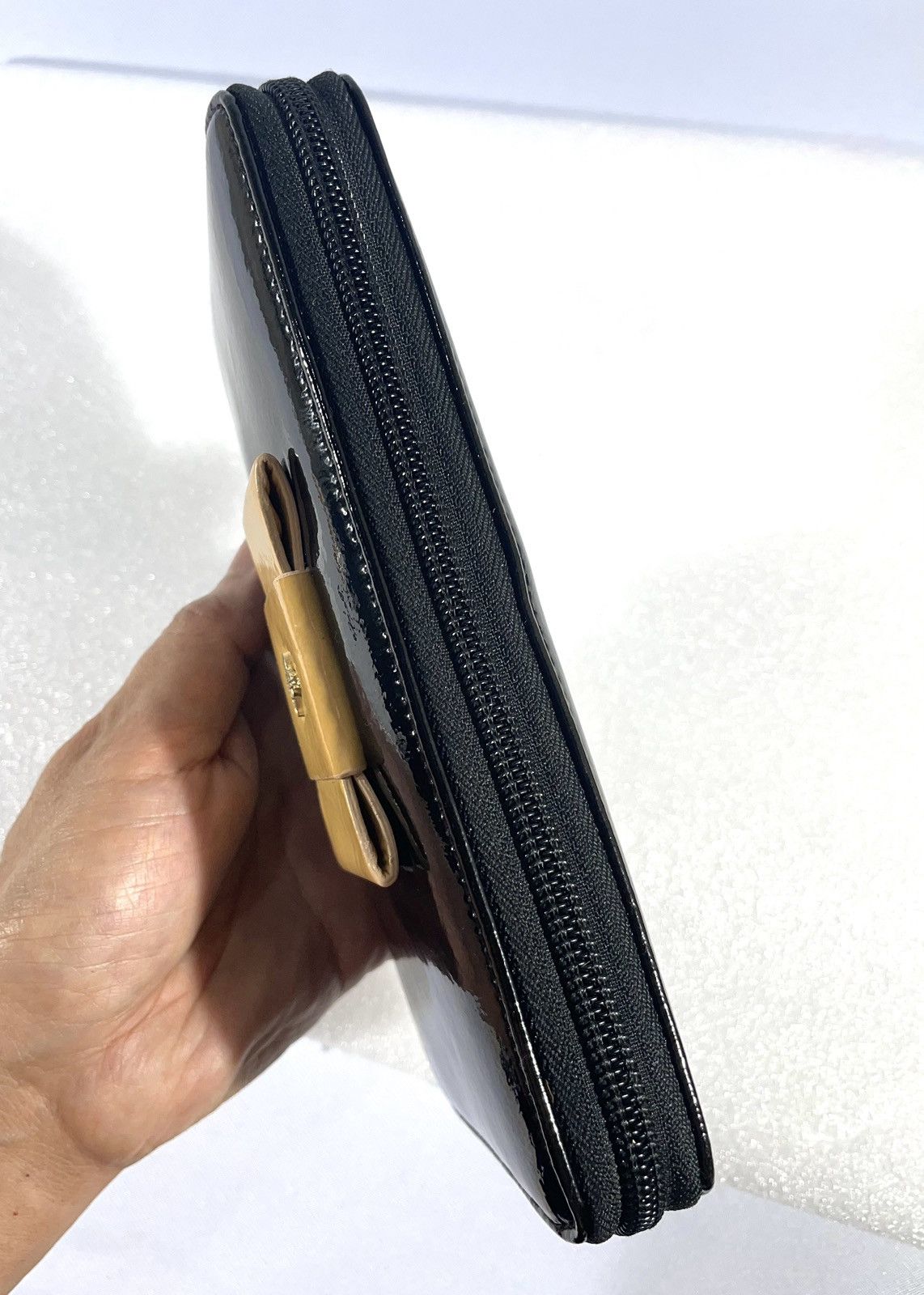 Vivienne Westwood Patent Leather Ribbon Long Wallet Size ONE SIZE - 7 Thumbnail