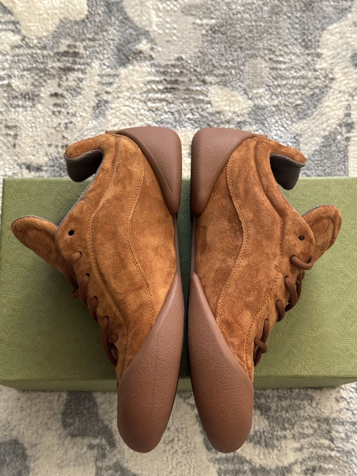 Alexander McQueen Alexander McQueen Flexion Brown Suede Low Top Sneaker Size US 9 / EU 42 - 5 Thumbnail