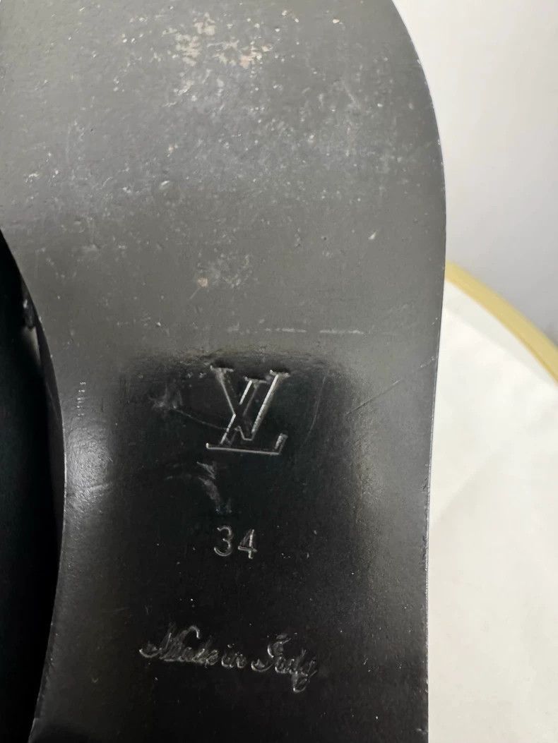 Louis Vuitton Black Louis Vuitton Slip -2505 Size US 4 / IT 34 - 8 Thumbnail