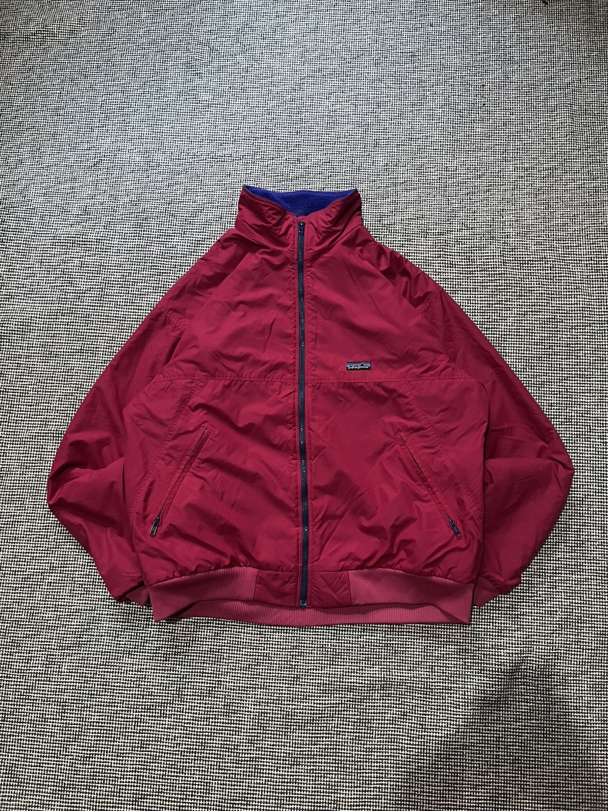 Patagonia Vintage Patagonia Bomber Jacket w/ Fleece Lining – Red – 90s Size US XL / EU 56 / 4 - 1 Thumbnail