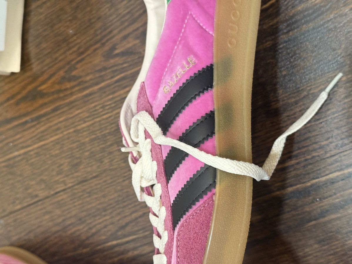 Adidas × Gucci Gucci X Adidas Pink Gazelle Size US 8.5 / EU 41-42 - 5 Thumbnail
