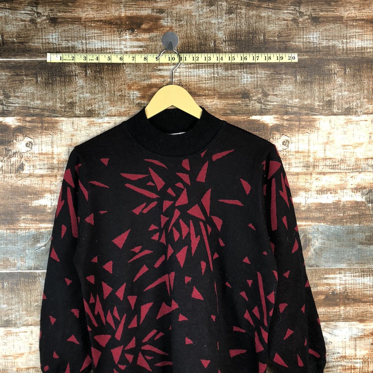 Homespun Knitwear × Japanese Brand Nao Red Knitwear #A954 Size S / US 4 / IT 40 - 2 Thumbnail