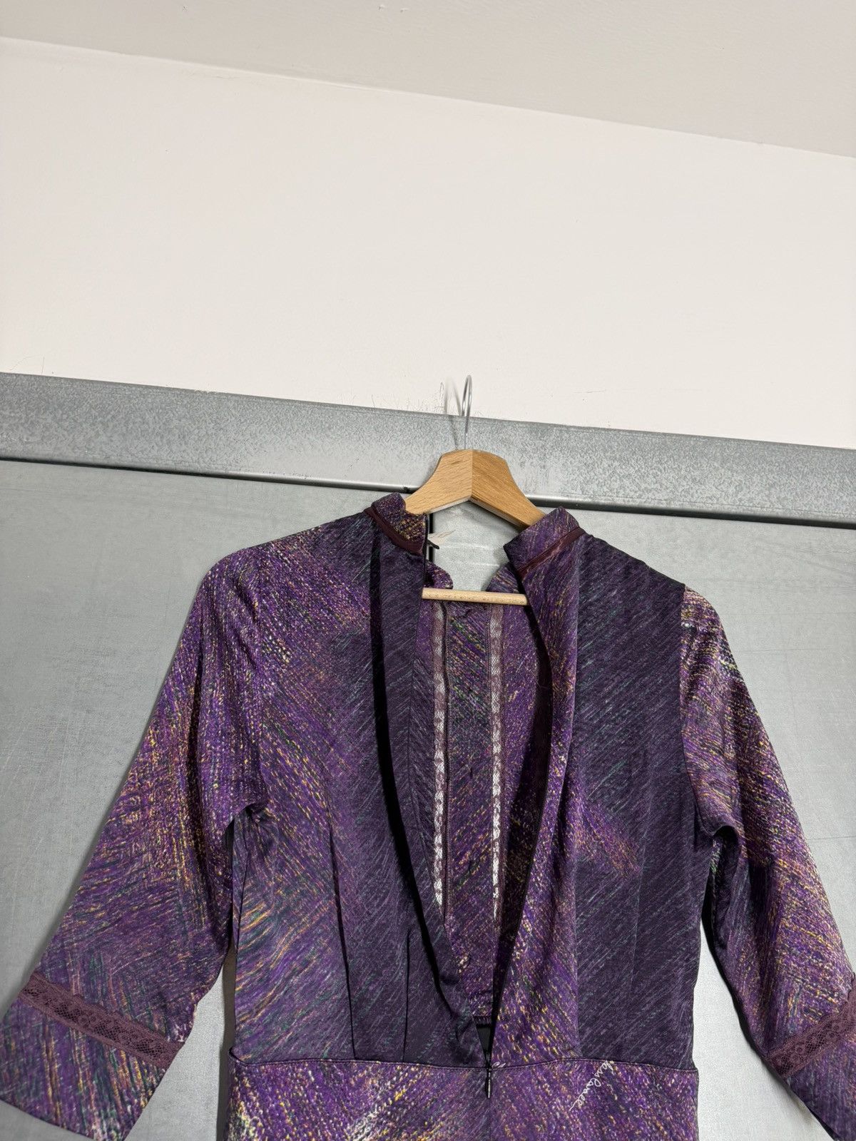 Cavalli Class Vintage 00s Roberto Cavalli Class Silk Dress Size M / US 6-8 / IT 42-44 - 14 Thumbnail