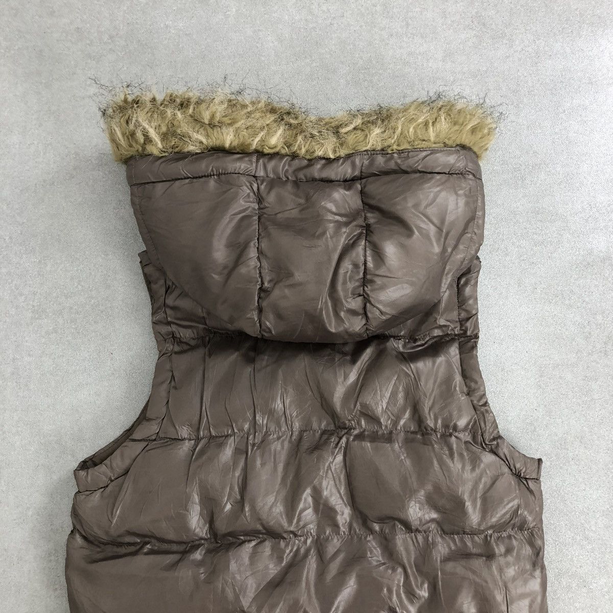 If Six Was Nine 2000s Cinema Gothic Lgb Goa Punk Style Down Jacket Fur Vest Size US S / EU 44-46 / 1 - 13 Thumbnail