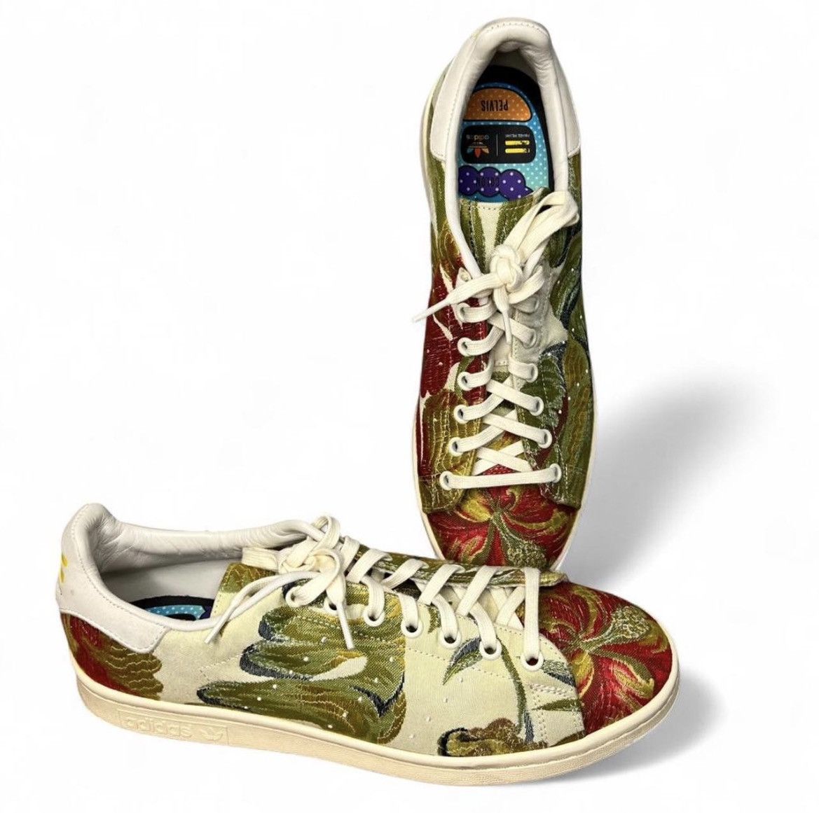 Adidas × Pharrell Pharrell x Adidas Stan Smith Jacquard 2015 "Floral" - US 11 Size US 11 / EU 44 - 1 Thumbnail