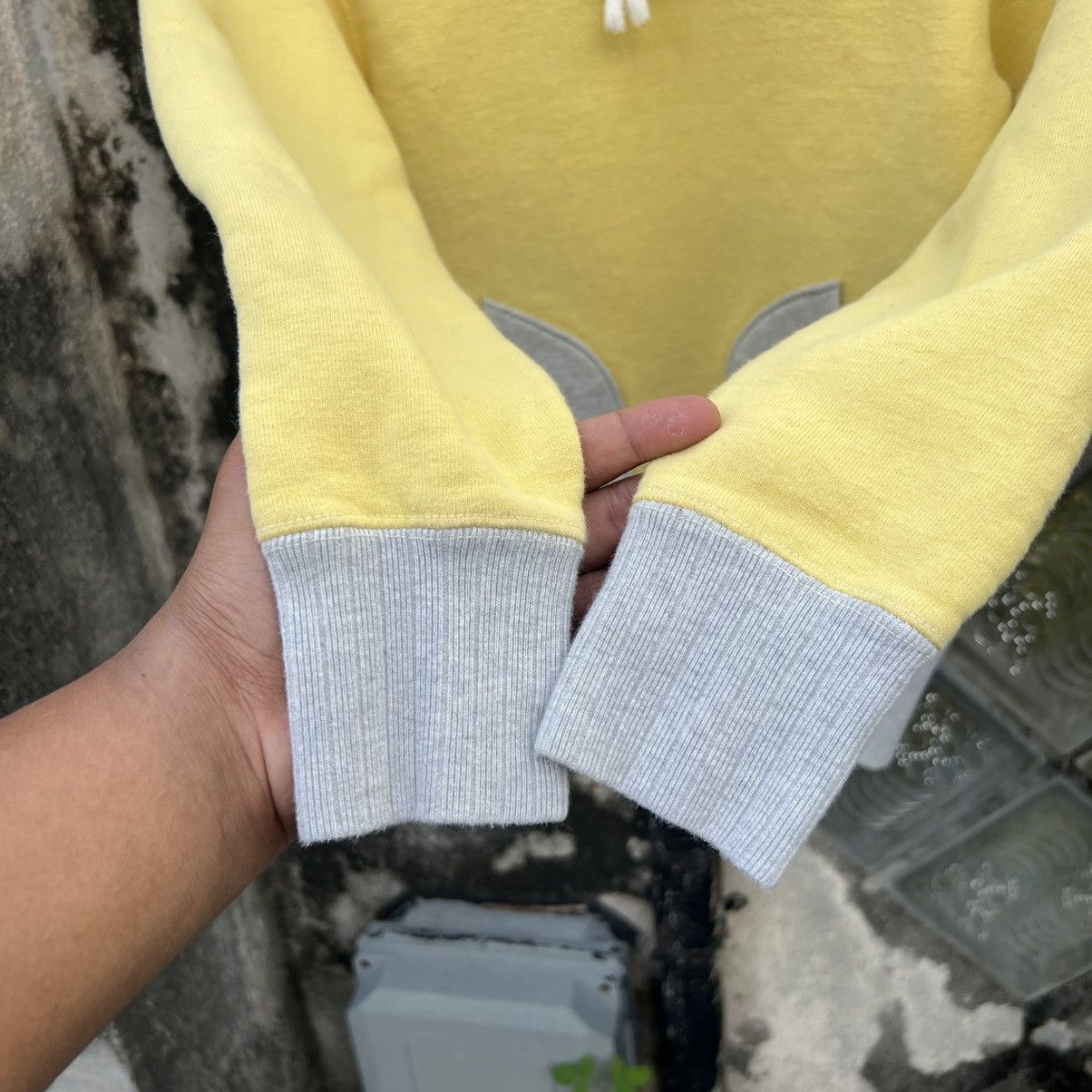 Japanese Brand “THE REAL MCCOY’S” YELLOW/GREY HOODIE Size S / US 4 / IT 40 - 6 Thumbnail