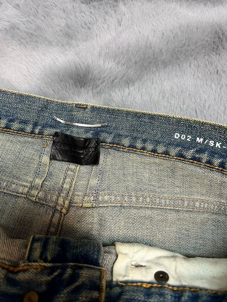 Saint Laurent Paris saint Laurent parisFall/Winter 14 D02 Four Cut Blue Washed Size US 31 - 3 Thumbnail