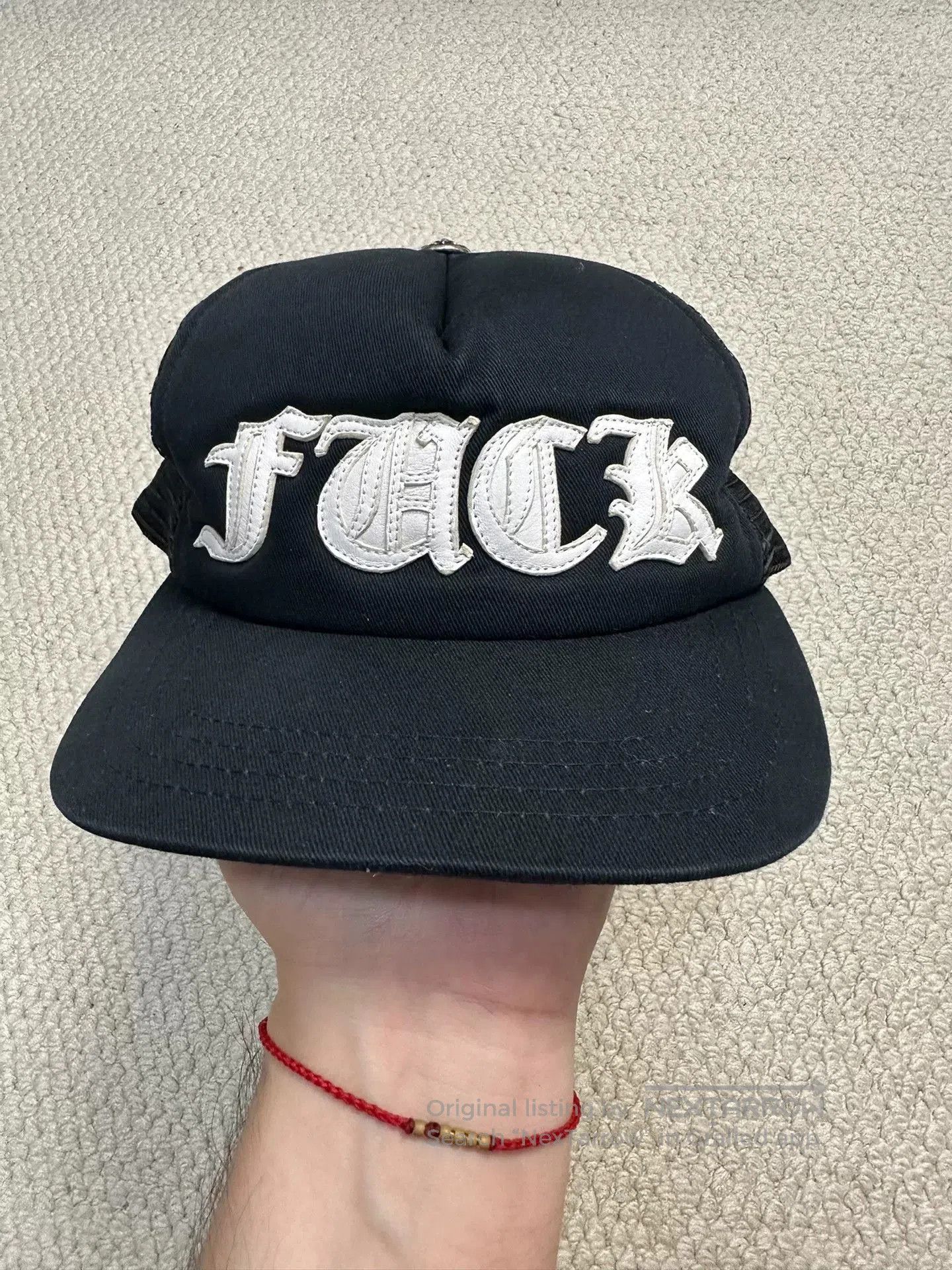 Chrome Hearts Chrome Hearts FxxK Leather Patch Baseball Cap. Size ONE SIZE - 1 Thumbnail