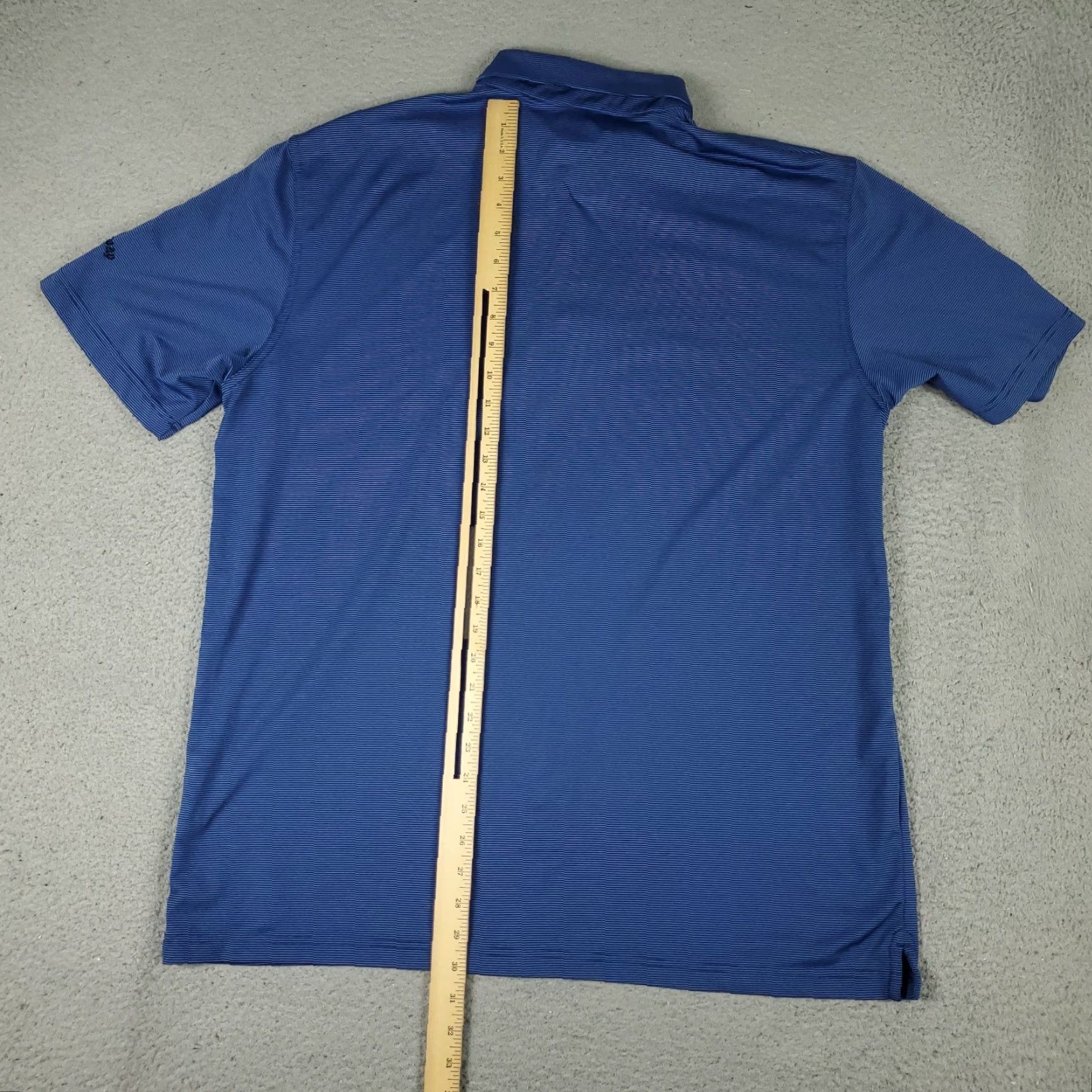 Callaway Callaway Polo Shirt Mens XL Blue Striped Opti Dri Fit Golf Short Sleeve Size US XL / EU 56 / 4 - 3 Thumbnail