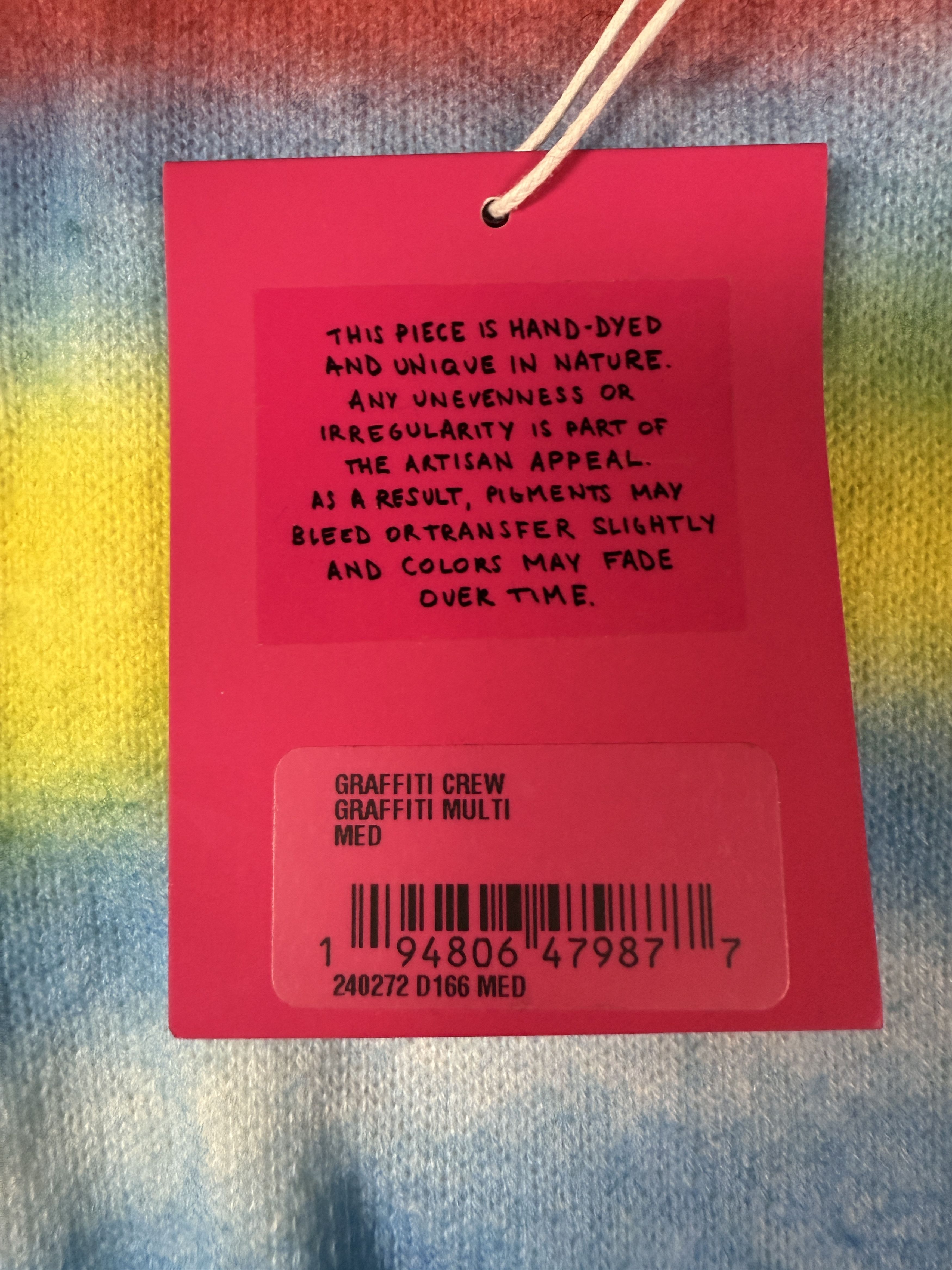The Elder Statesman $2295 The Elder Statesman Graffiti Crewneck Sweater Size US M / EU 48-50 / 2 - 11 Thumbnail